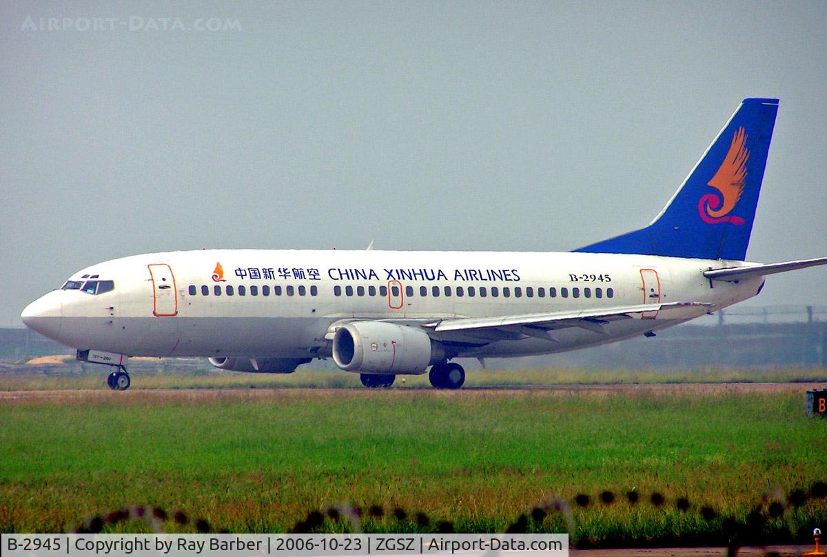 B-2945, 1994 Boeing 737-39K C/N 27362, Boeing 737-39K [27362] (China Xinhua Airlines) Shenzhen-Baoan~B 23/10/2006