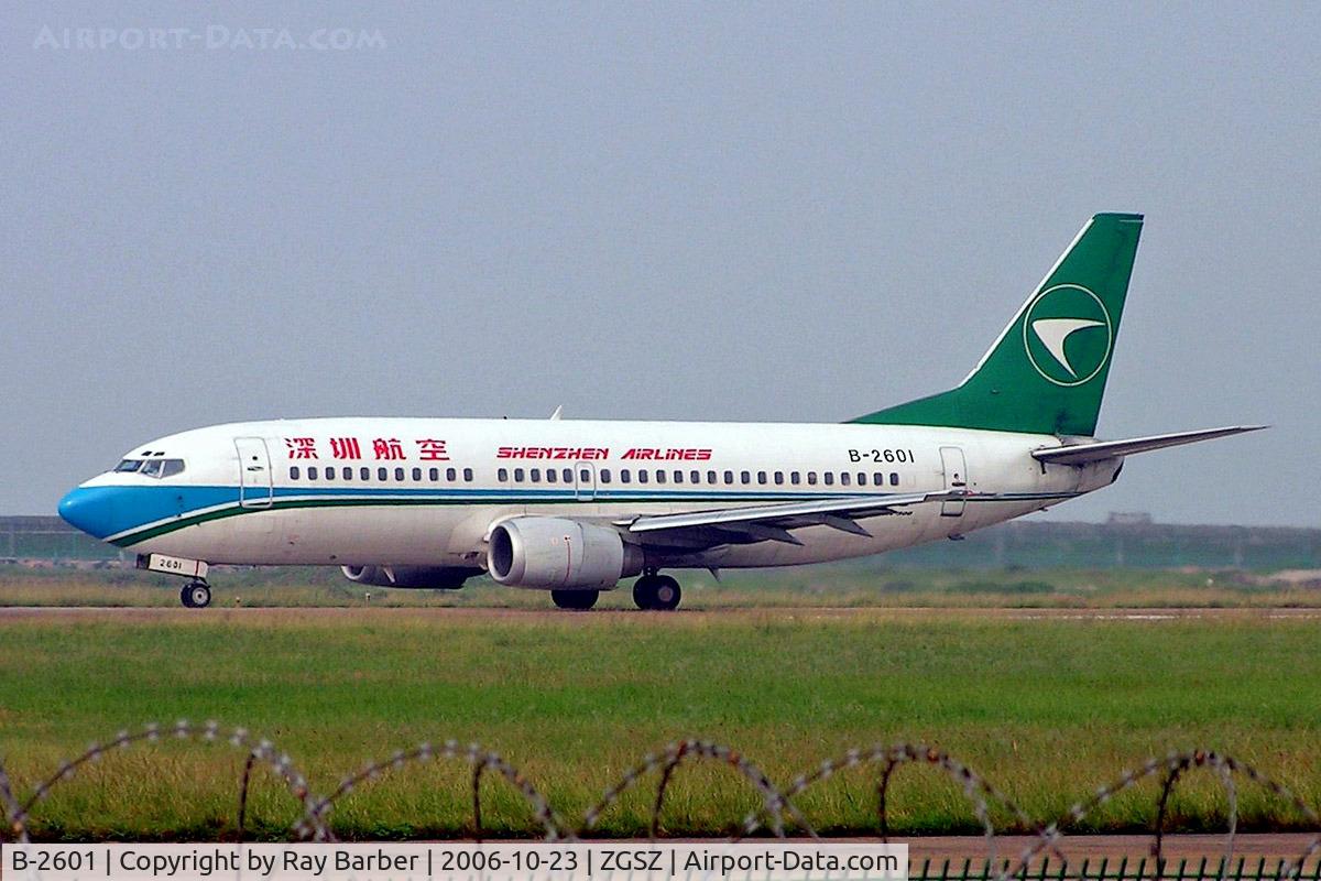 B-2601, 1997 Boeing 737-36N C/N 28559, Boeing 737-36N [28559] (Shenzhen Airlines) Shenzhen-Baoan~B 23/10/2006