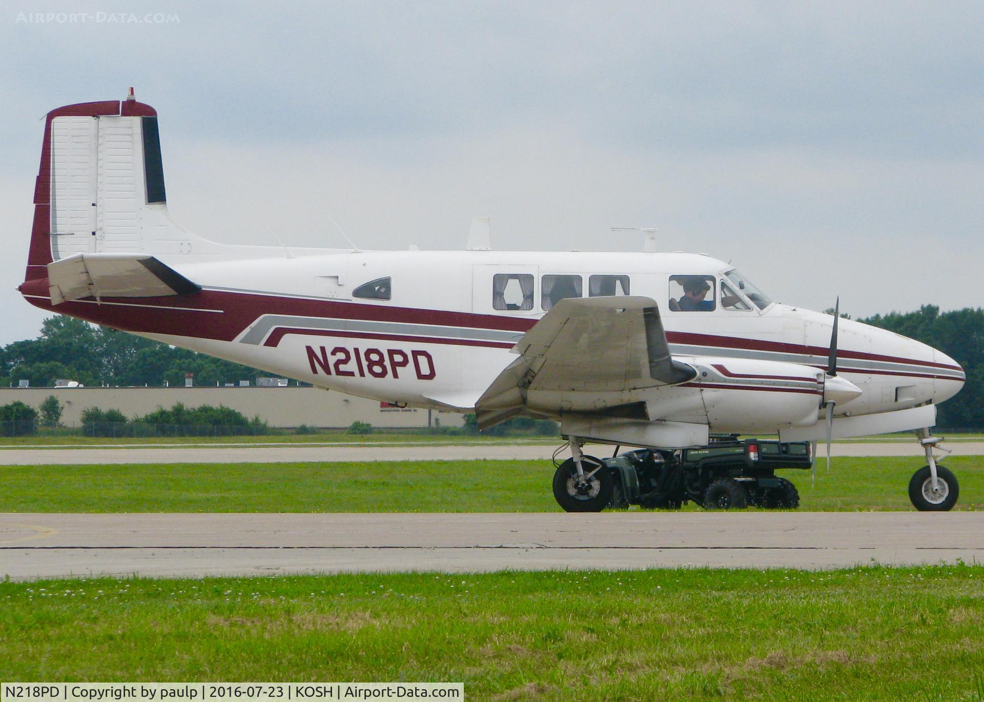 N218PD, Beech 65 (LF-23F) C/N LF-48, AirVenture 2016.