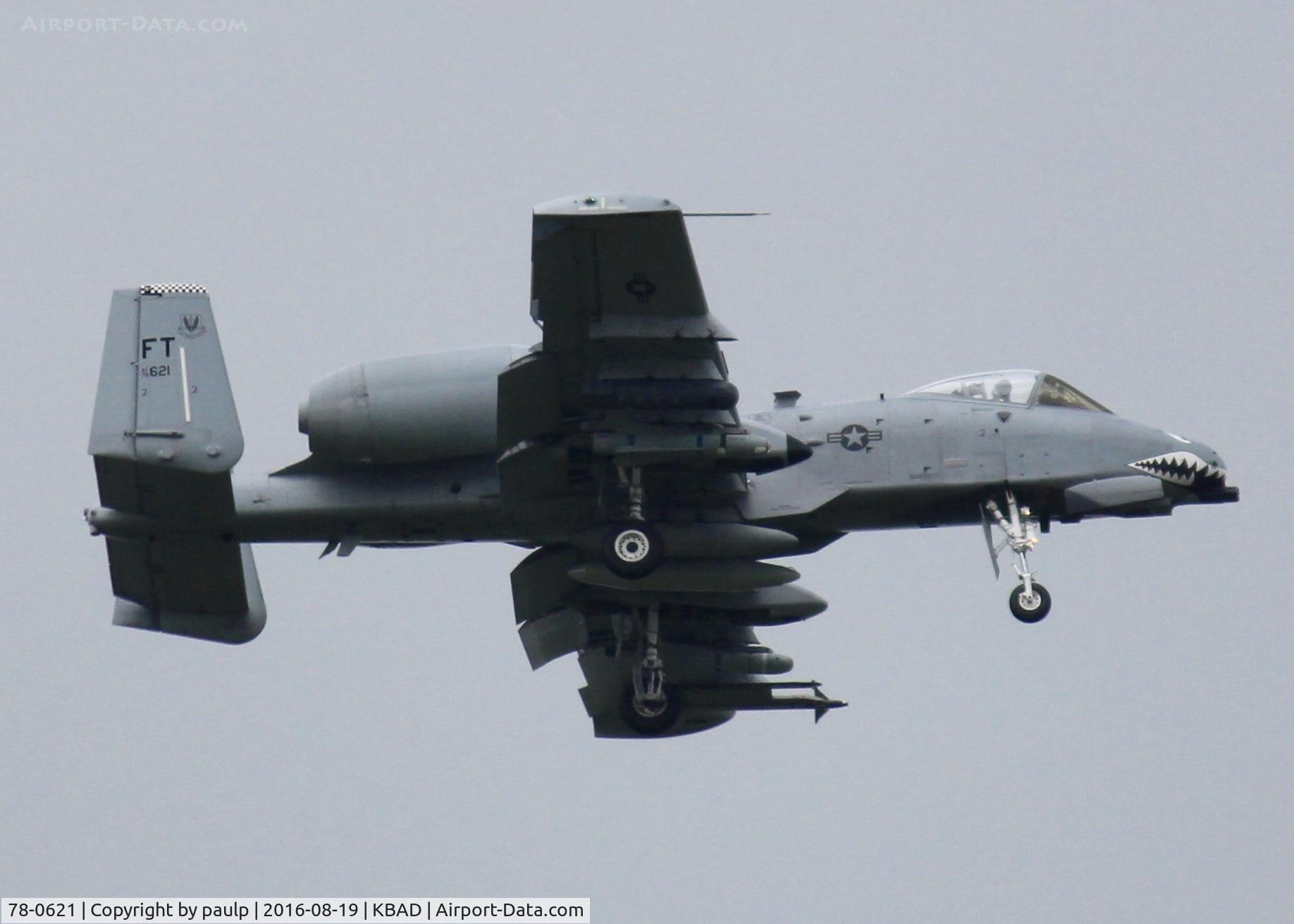 78-0621, 1978 Fairchild Republic A-10C Thunderbolt II C/N A10-0241, At Barksdale Air Force Base.