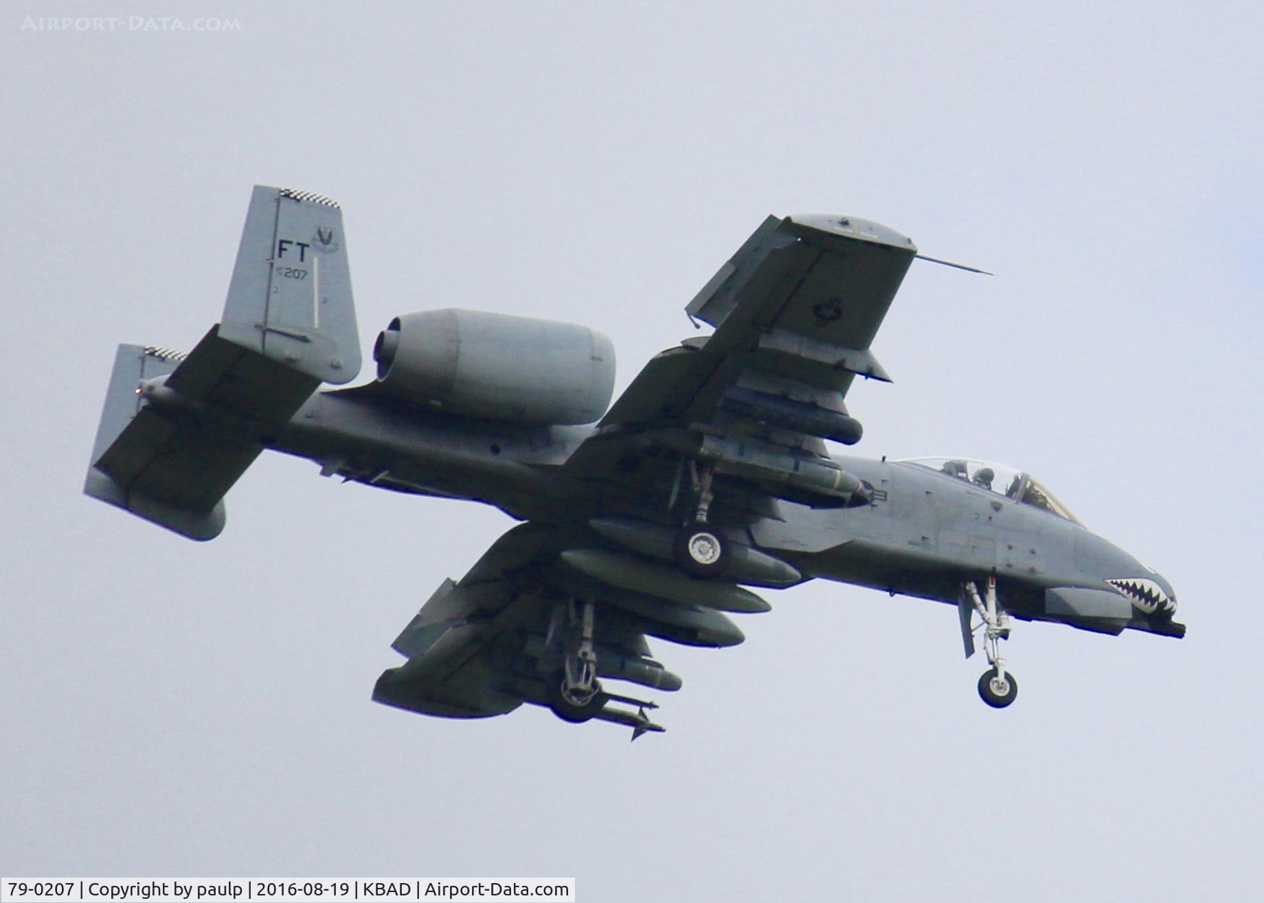 79-0207, Fairchild Republic OA-10A Thunderbolt II C/N A10-0471, At Barksdale Air Force Base.