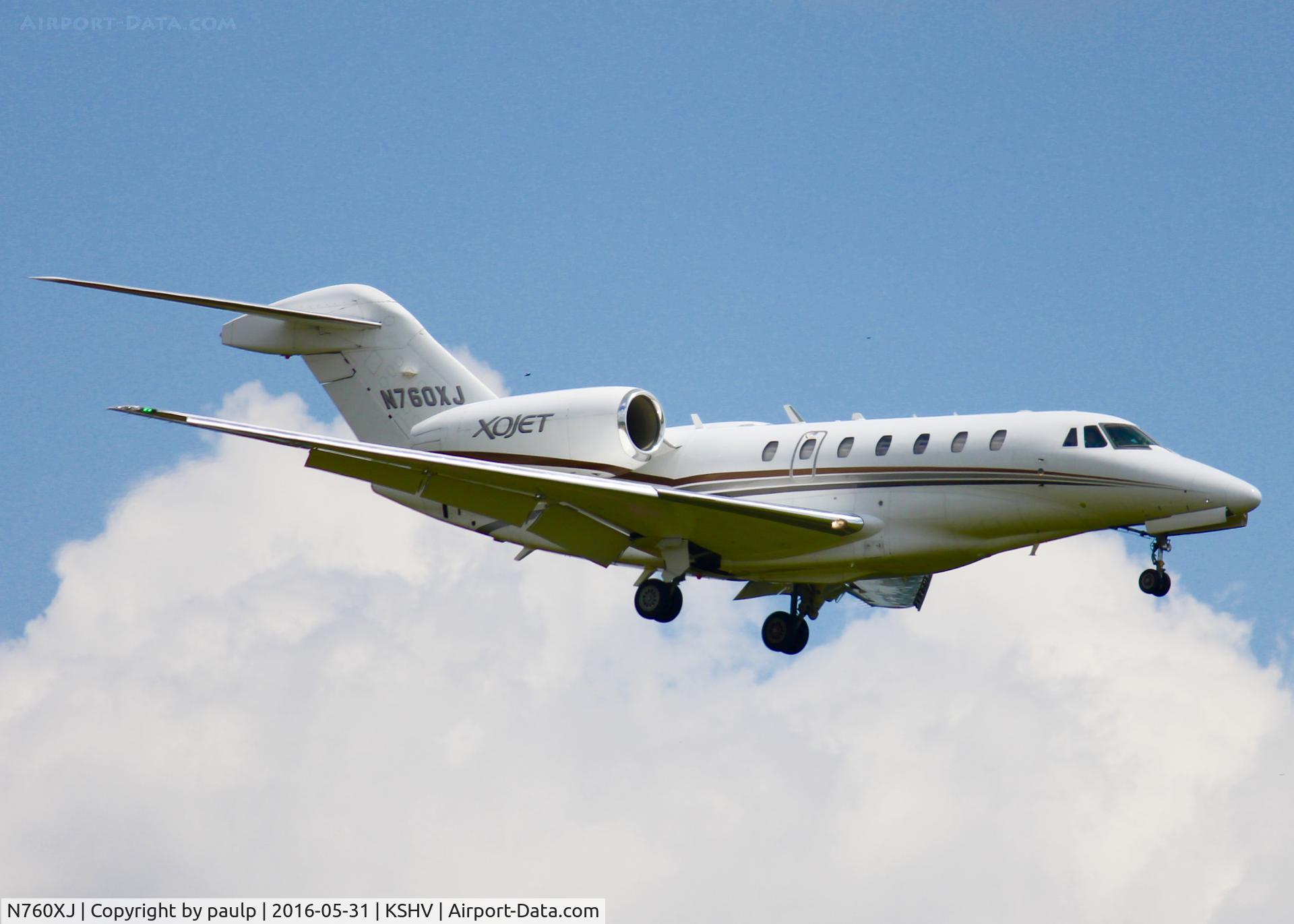 N760XJ, 2006 Cessna 750 Citation X Citation X C/N 750-0260, At Shreveport Regional.