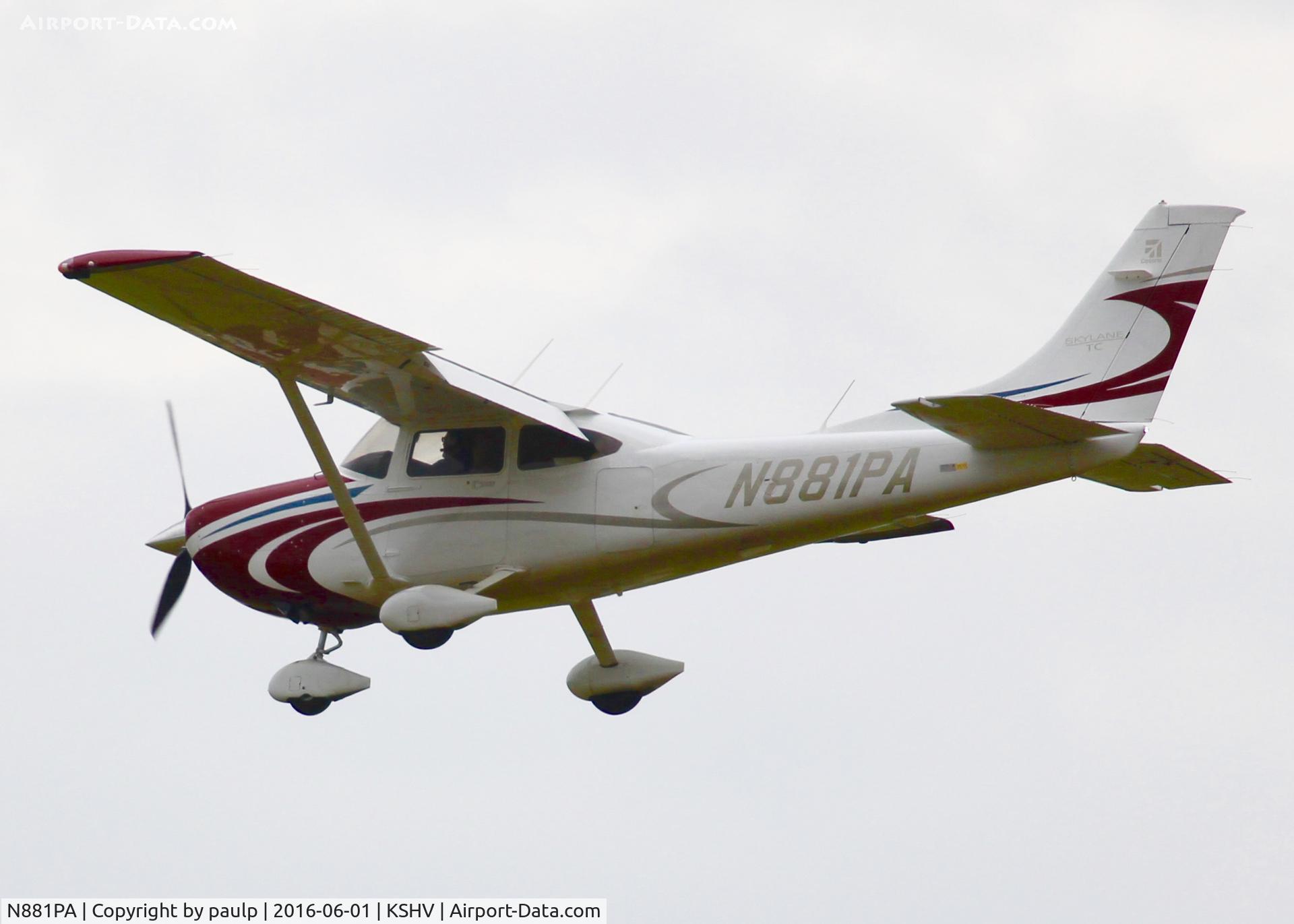 N881PA, 2009 Cessna T182T Turbo Skylane C/N T18208960, At Shreveport Regional.