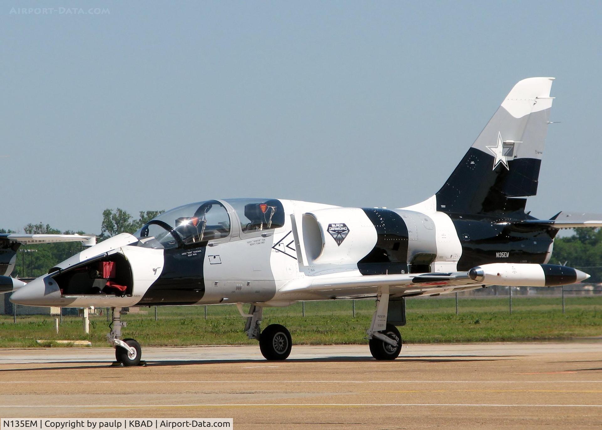 N135EM, Aero L-39ZA Albatros C/N 232406, At Barksdale Air Force Base.