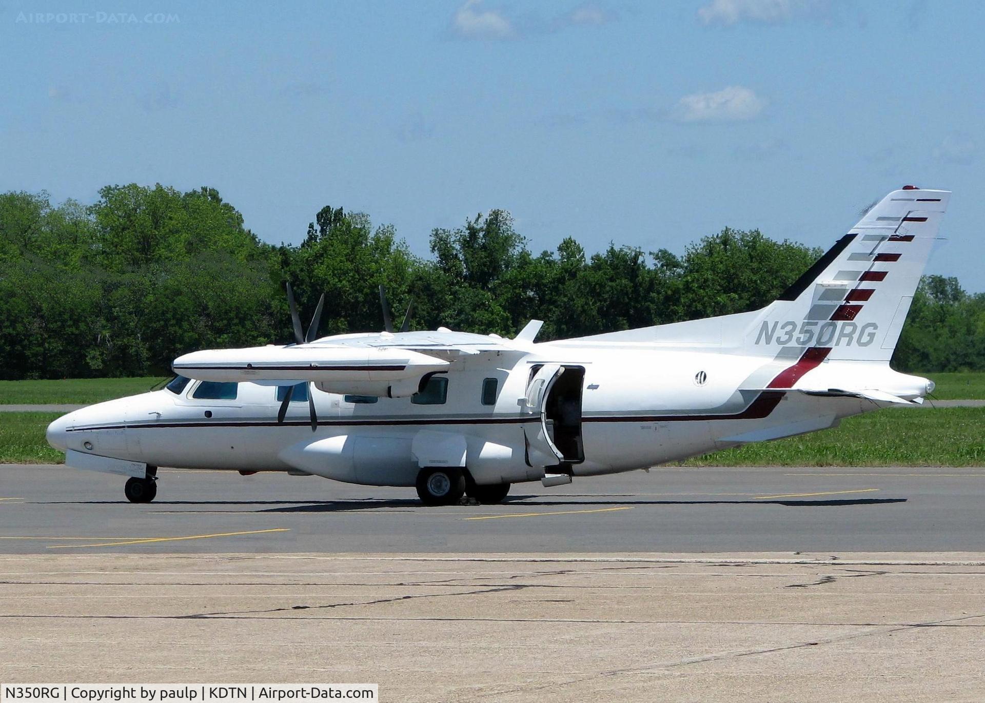 N350RG, 1980 Mitsubishi MU-2B-60 Marquise C/N 773 S.A., At Downtown Shreveport.