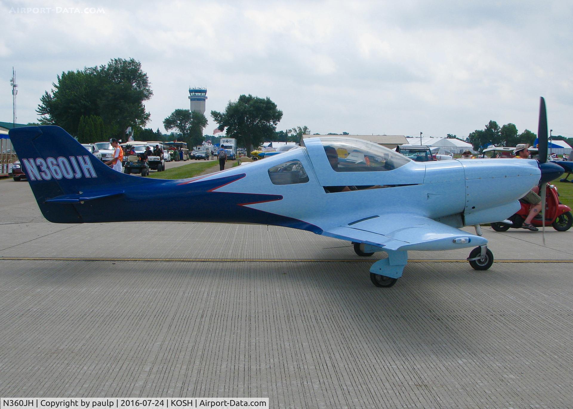 N360JH, 1992 Lancair 360 C/N 580, AirVenture 2016.