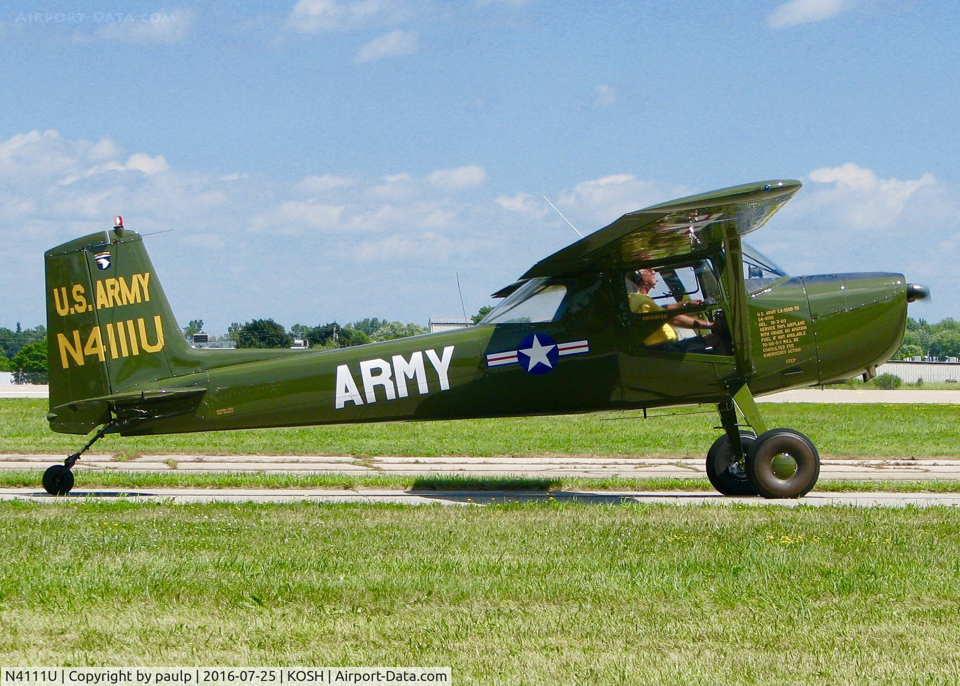 N4111U, 1963 Cessna 150D C/N 15060111, AirVenture 2016.
