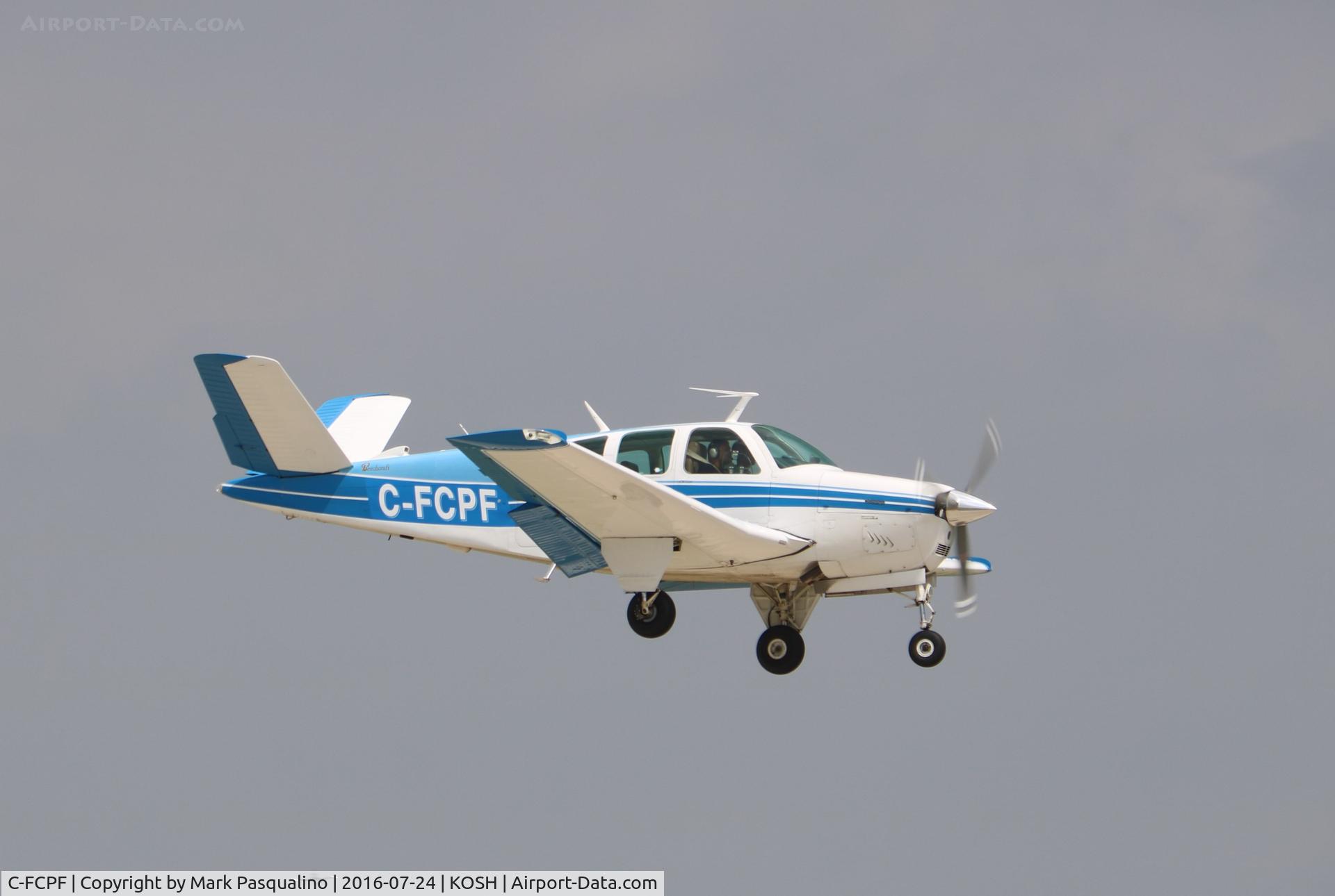 C-FCPF, 1977 Beech V35B Bonanza C/N D-10022, Beech V35B