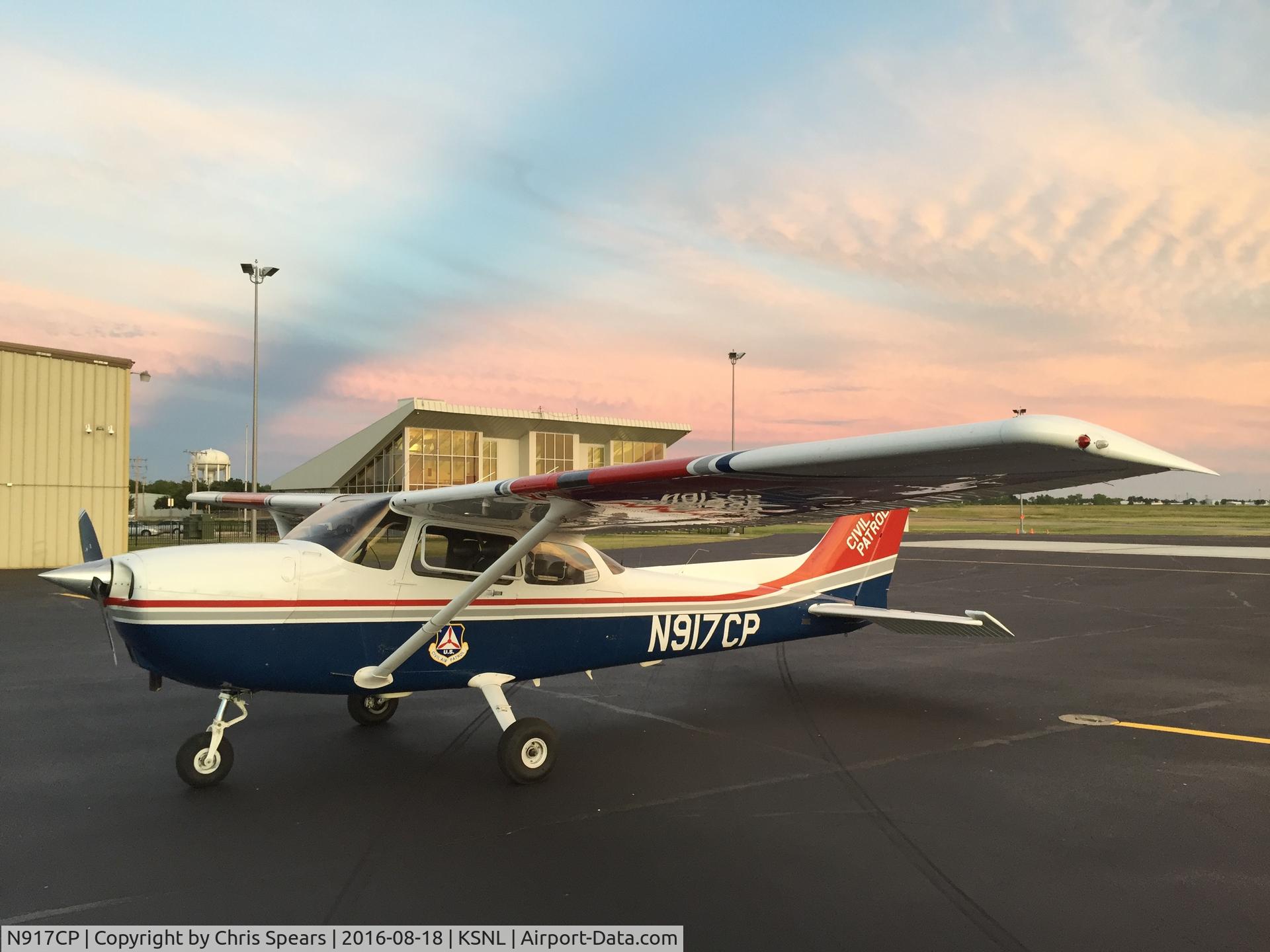 N917CP, 1999 Cessna 172S C/N 172S8337, Filling up at Shawnee Airport.