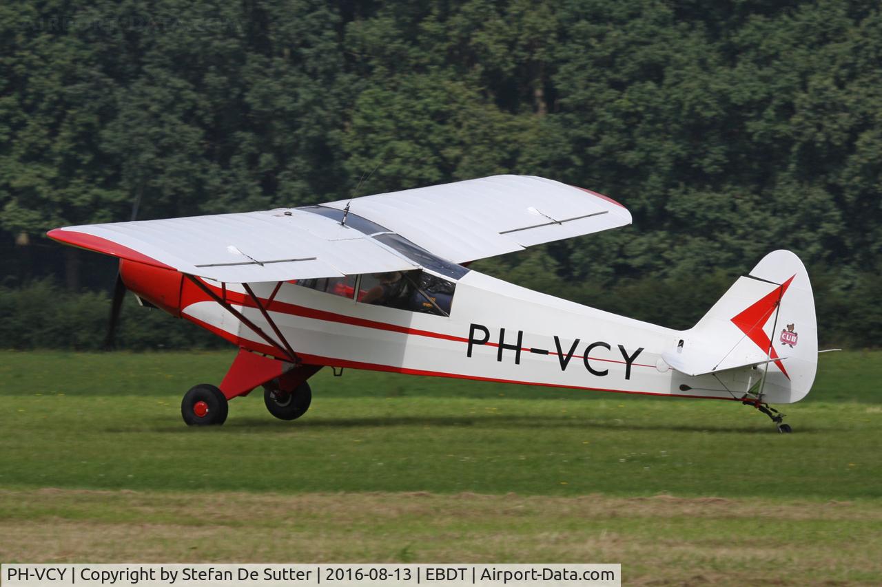 PH-VCY, 1954 Piper L-21B Super Cub (PA-18-135) C/N 18-3601, Schaffen Oldtimer Fly In 2016.