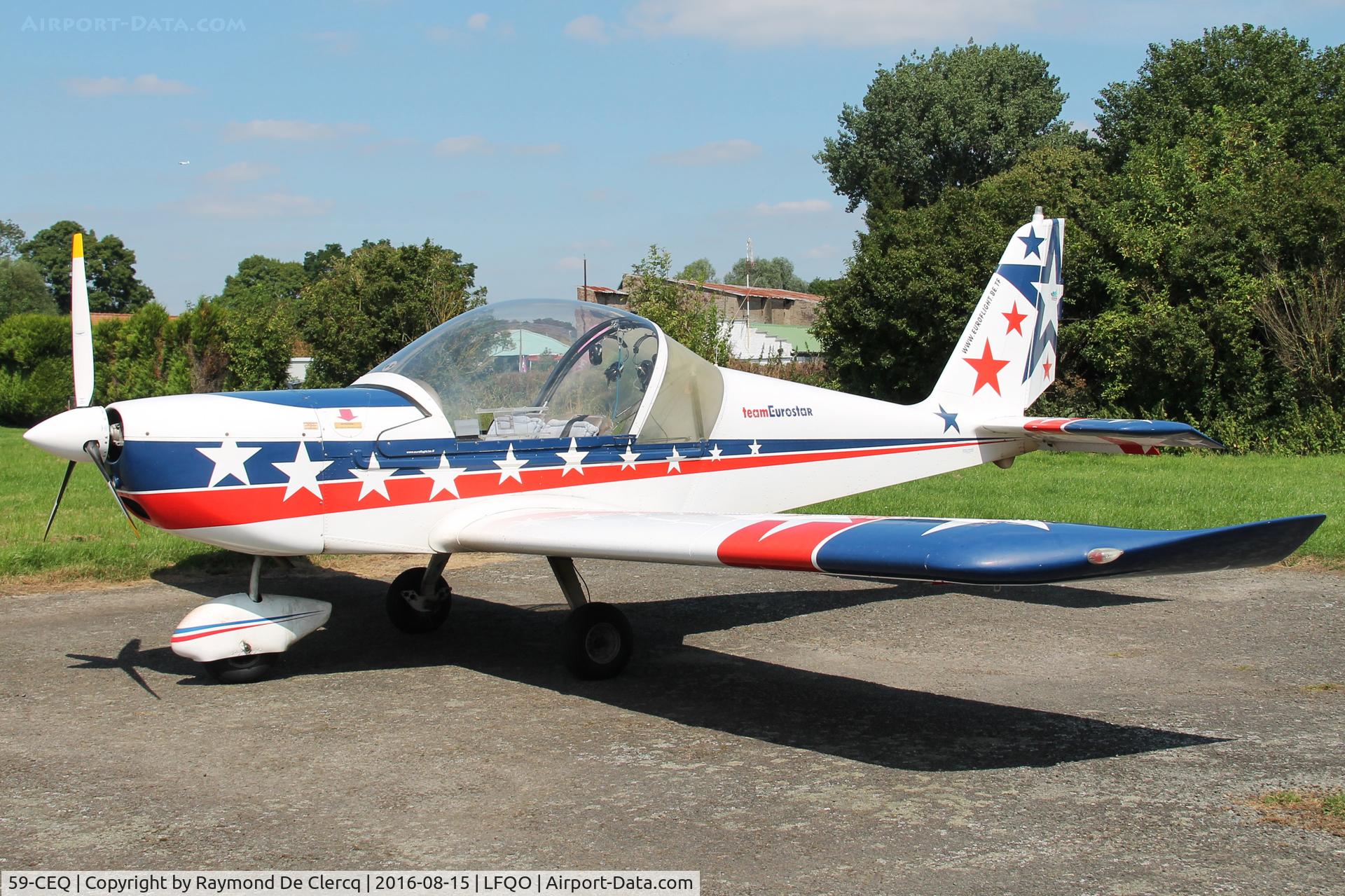 59-CEQ, Evektor-Aerotechnik EV-97 Eurostar C/N Not found 59-CEQ, 59-CEQ / F-JFKZ.