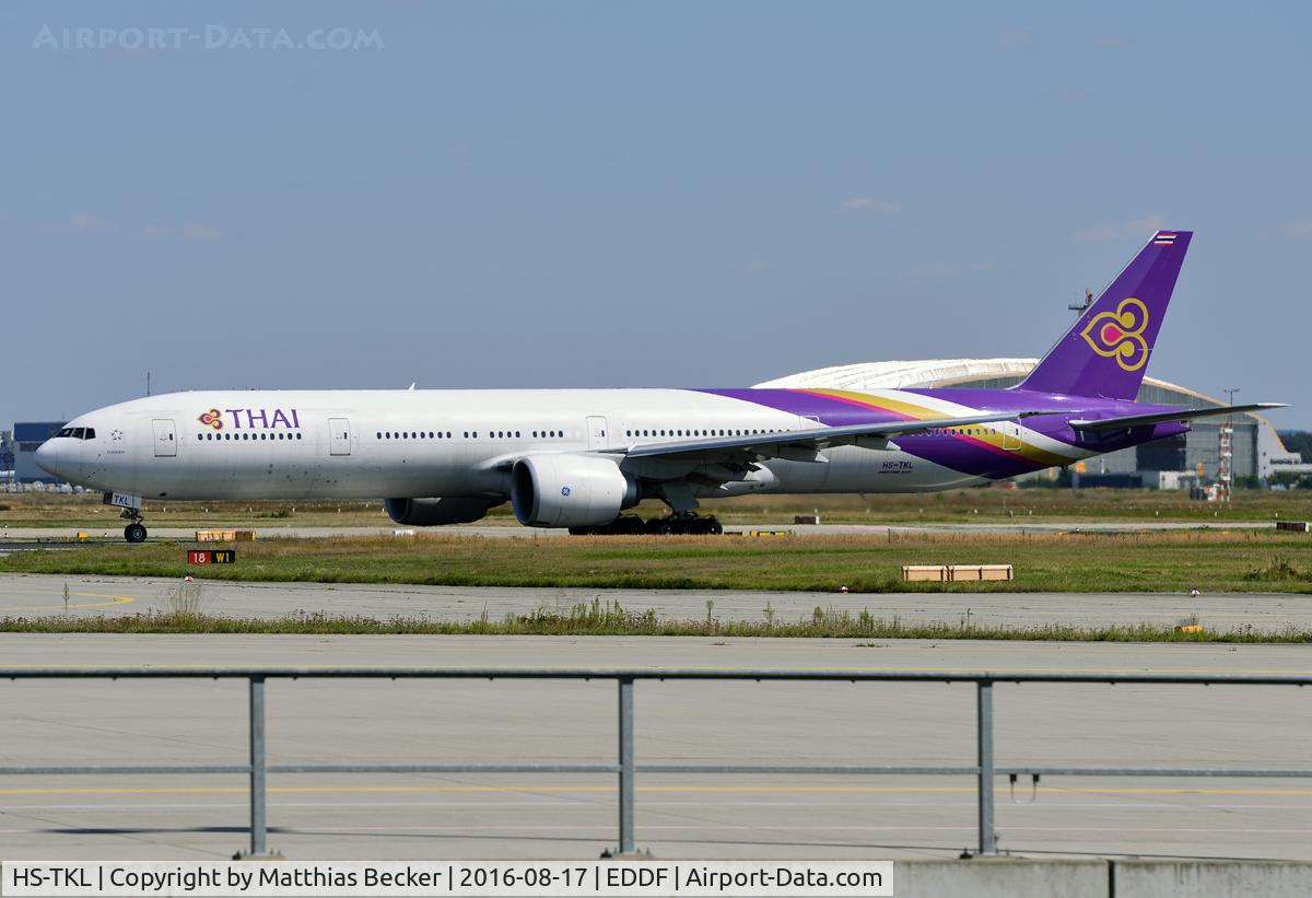 HS-TKL, 2012 Boeing 777-3AL/ER C/N 41521, HS-TKL