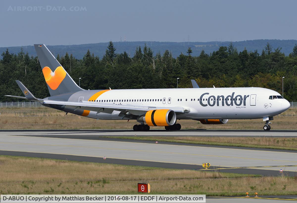 D-ABUO, 2001 Boeing 767-3Q8/ER C/N 29387, D-ABUO
