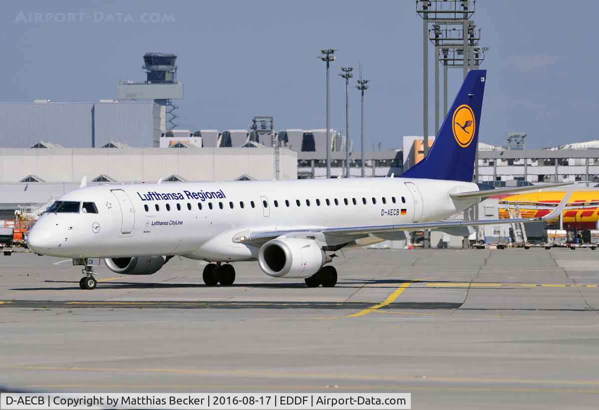 D-AECB, 2009 Embraer 190LR (ERJ-190-100LR) C/N 19000332, D-ACEB