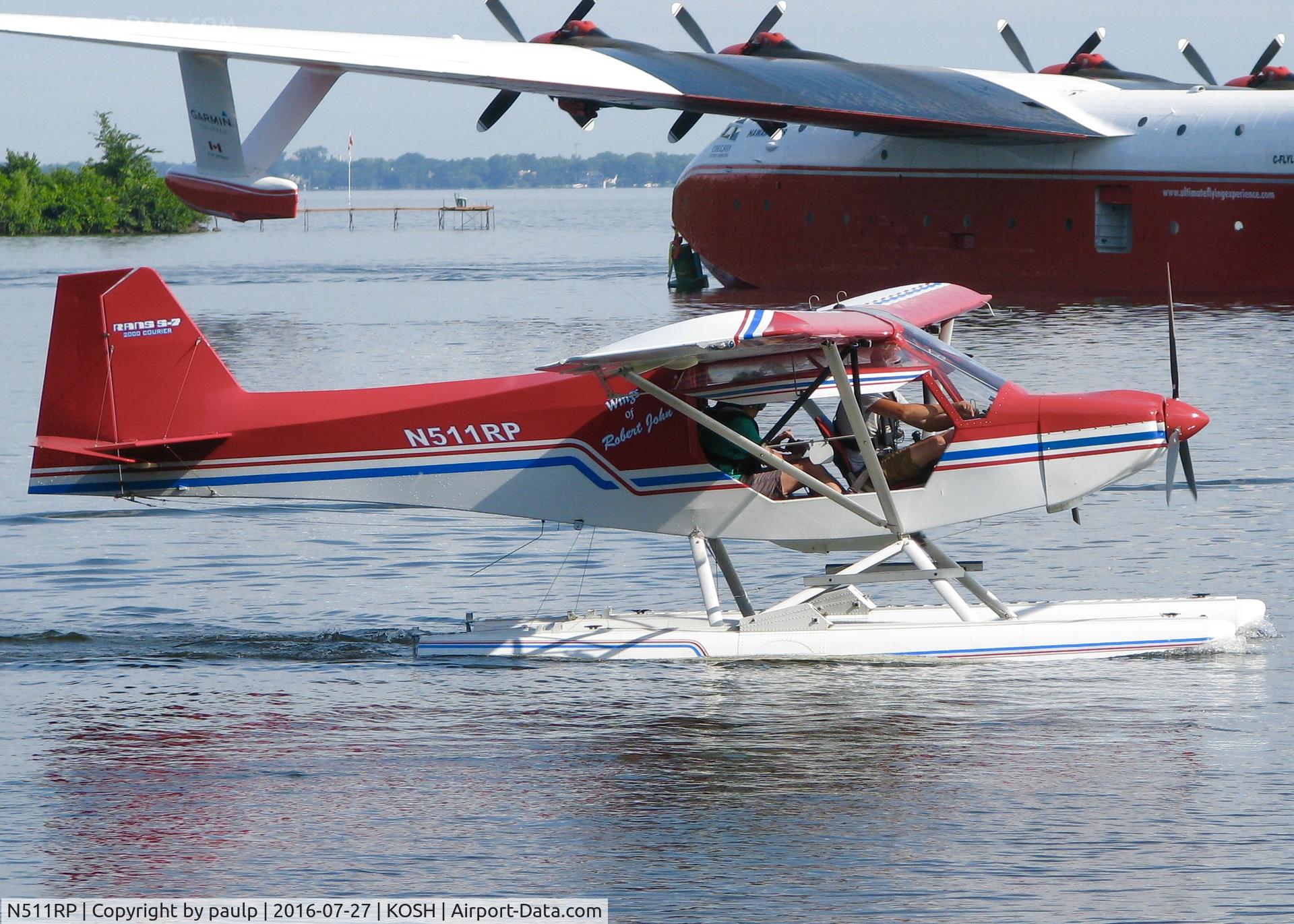 N511RP, 2002 Rans S-7 Courier C/N 1101313, AirVenture 2016.