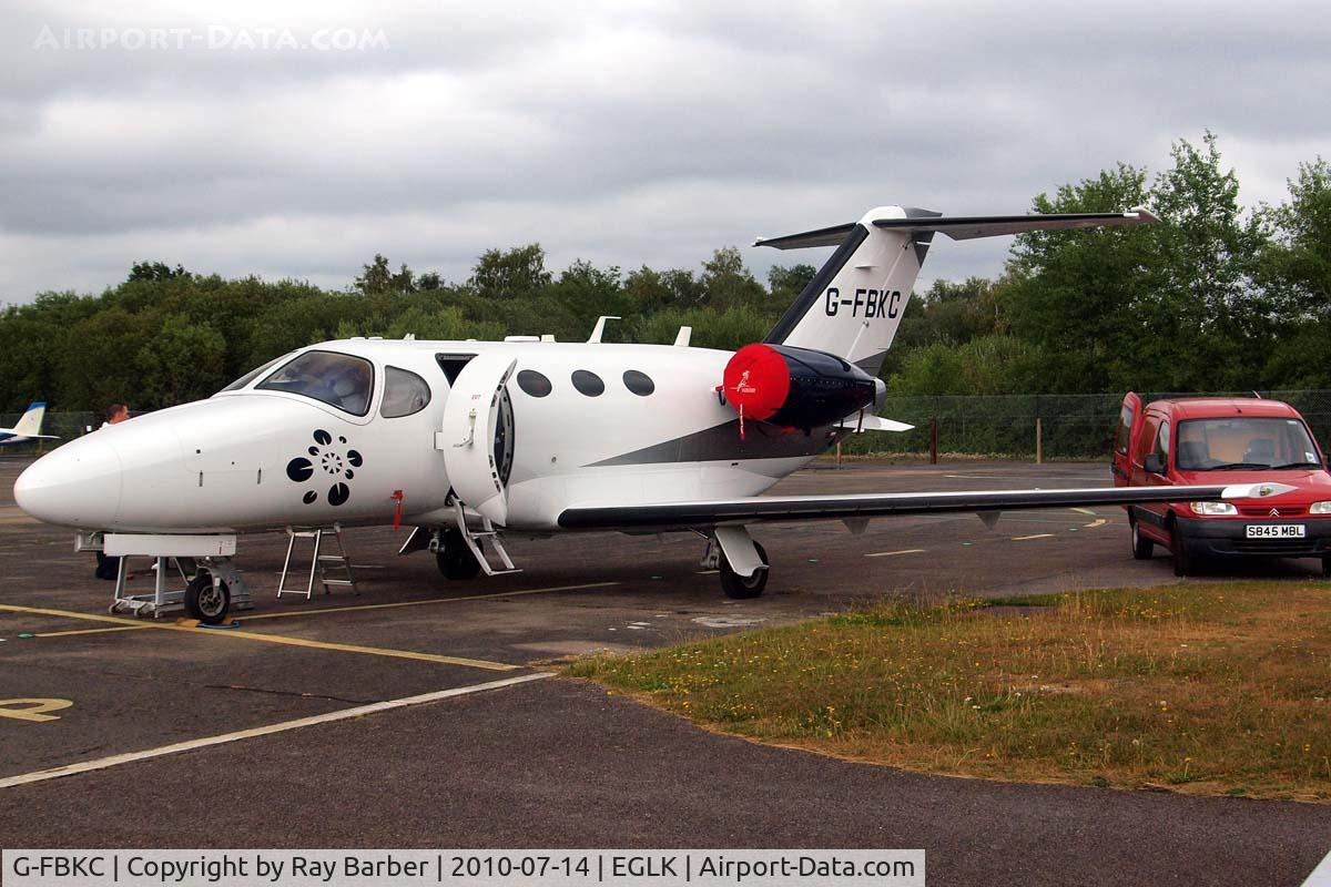 G-FBKC, 2008 Cessna 510 Citation Mustang Citation Mustang C/N 510-0127, Cessna Citation Mustang [510-0127] (Blink) Blackbushe~G 14/07/2010