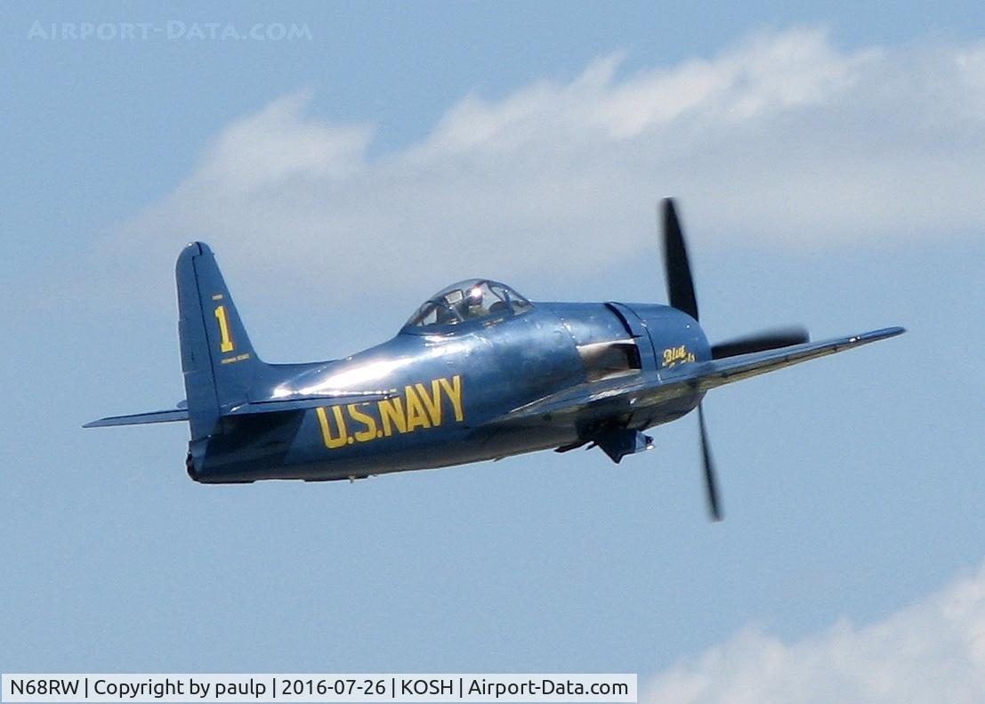 N68RW, 1947 Grumman F8F-2 (G58) Bearcat C/N D.1162, AirVenture 2016.