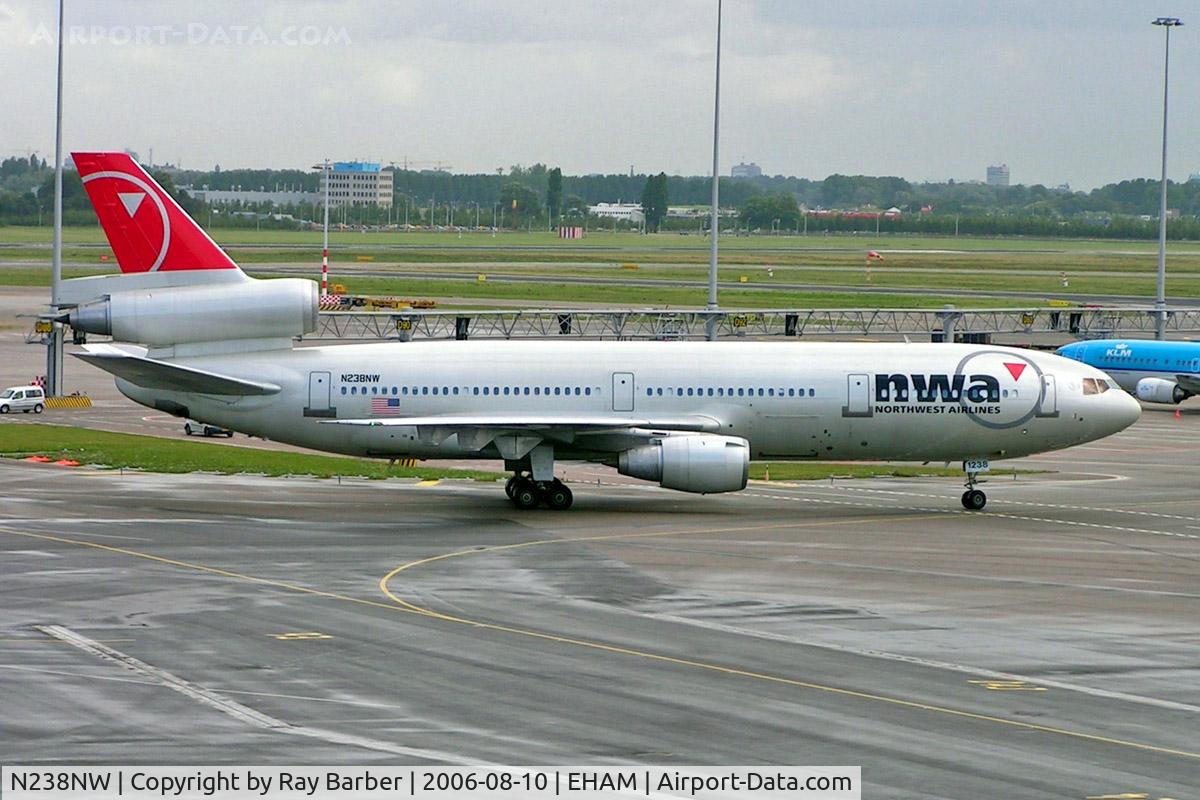 N238NW, 1987 McDonnell Douglas DC-10-30 C/N 48267, McDonnell Douglas DC-10-30 [48267] (Northwest Airlines) Amsterdam-Schiphol~PH 10/08/2006