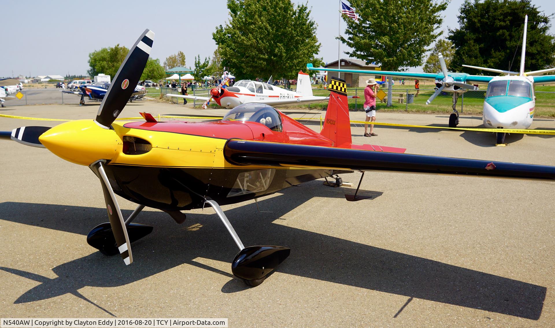 N540AW, 1996 Zivko Edge 540 C/N 0016, N540AW at Tracy Airport in California. 2016.