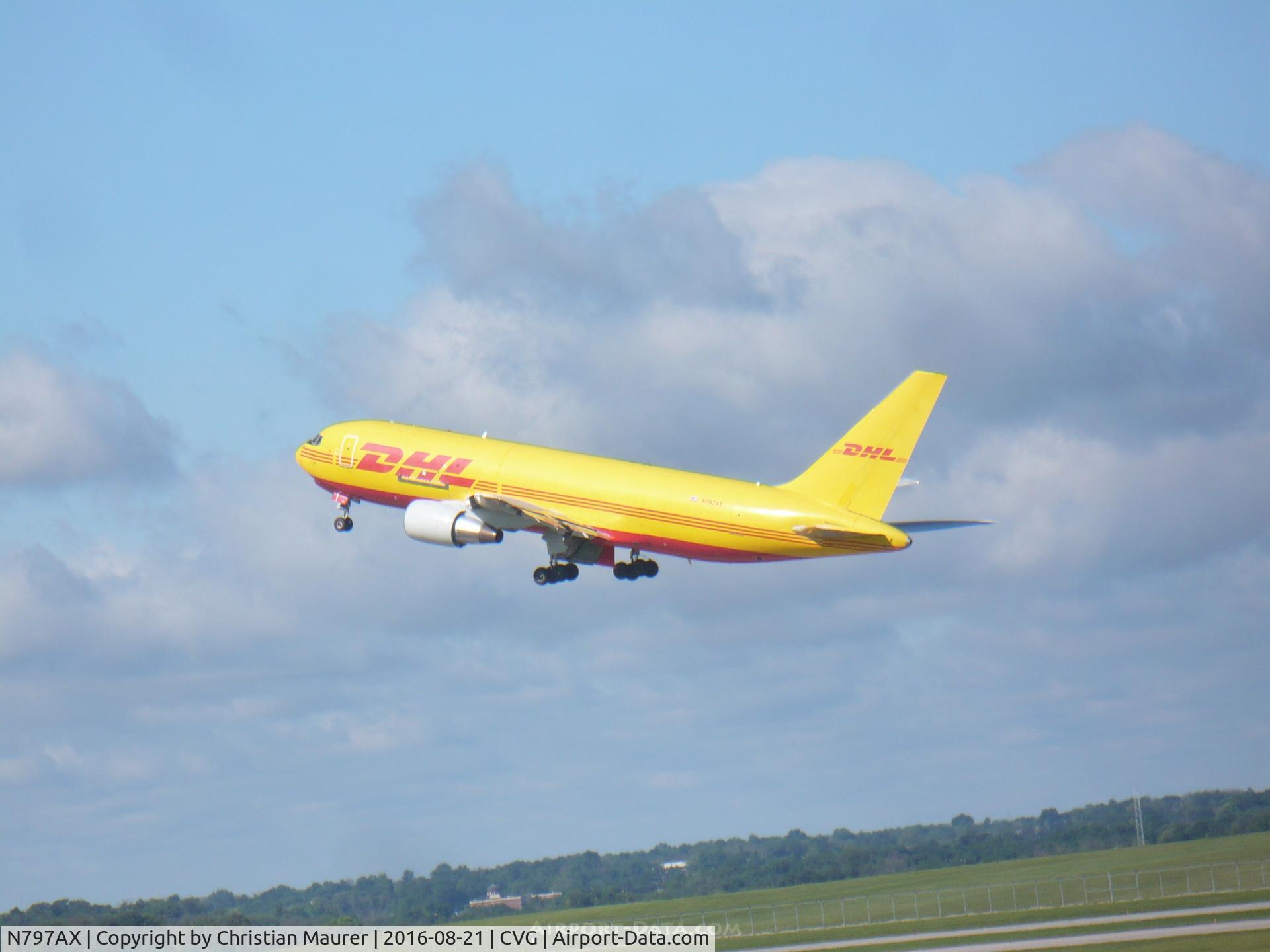 N797AX, 1985 Boeing 767-281 C/N 23147, ABX Air 767 Gear Up