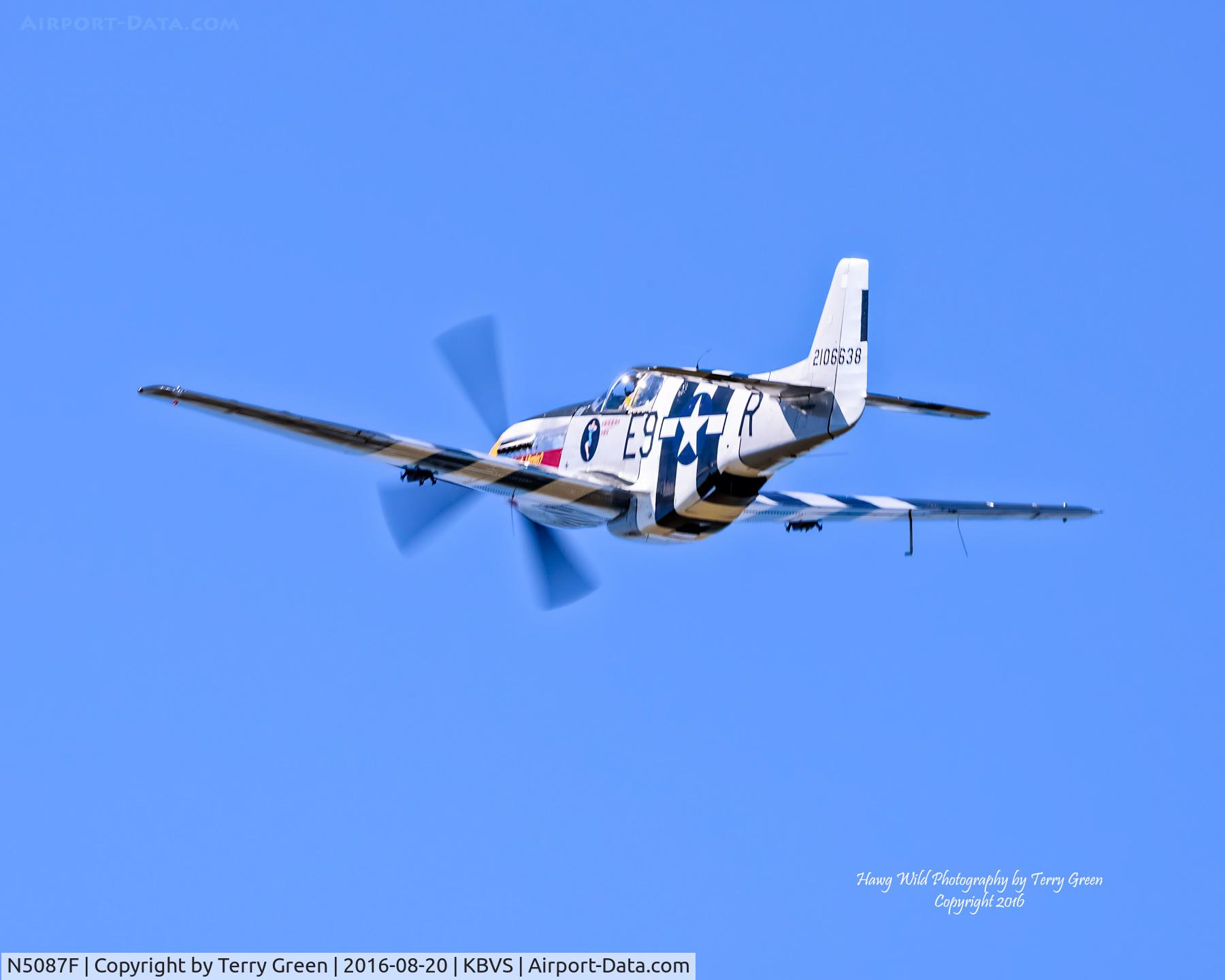 N5087F, 1943 North American P-51B Mustang C/N 104-25440, Heritage Flight Museum