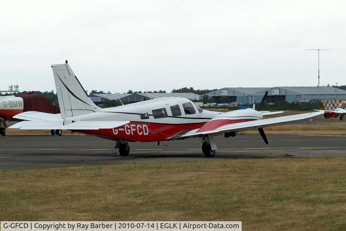 G-GFCD, 1981 Piper PA-34-220T Seneca III C/N 34-8133073, Piper PA-34-220T Seneca III [34-8133073] Blackbushe~G 14/07/2010
