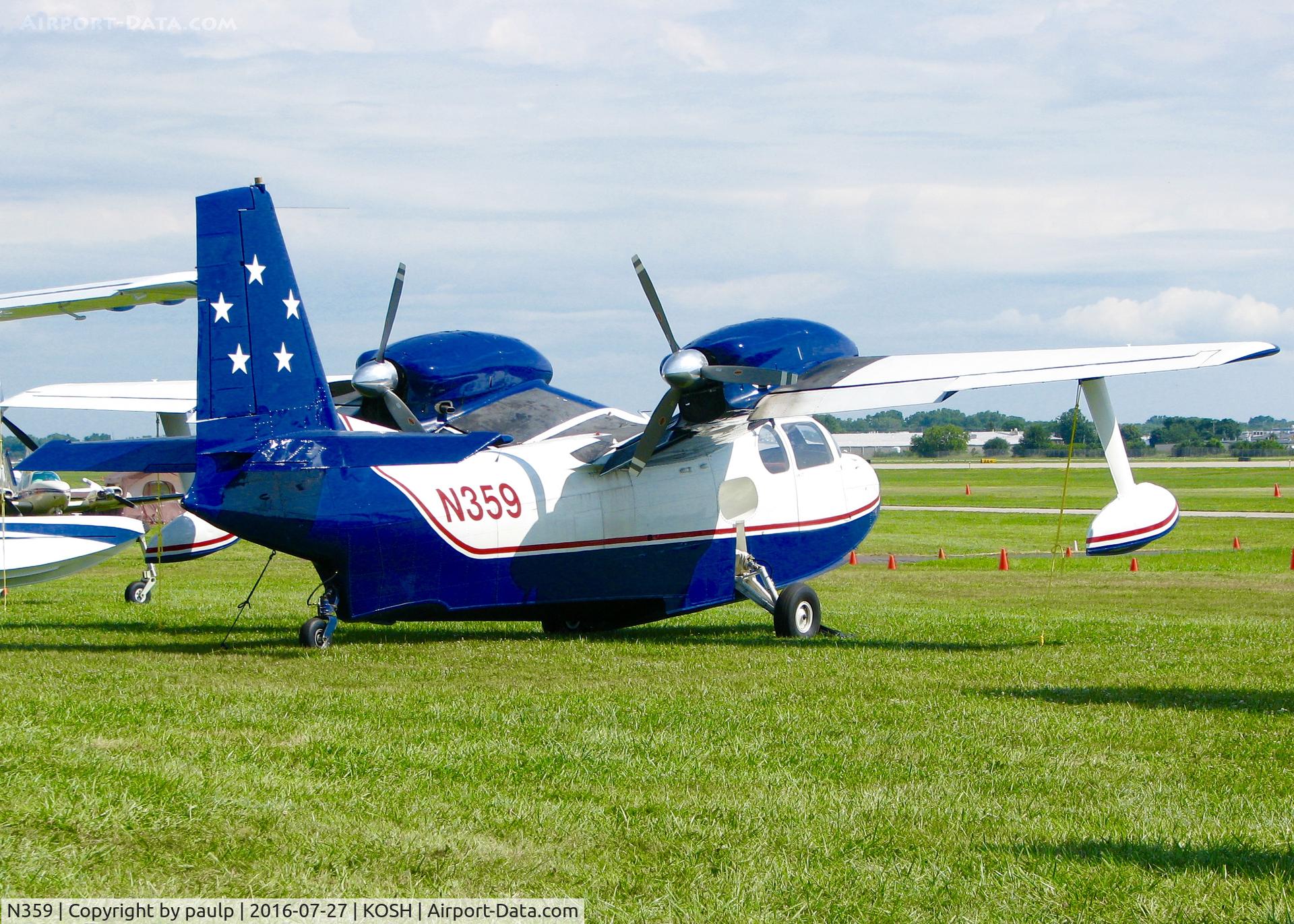 N359, Piaggio P.136-L2 C/N 224, AirVenture 2016.