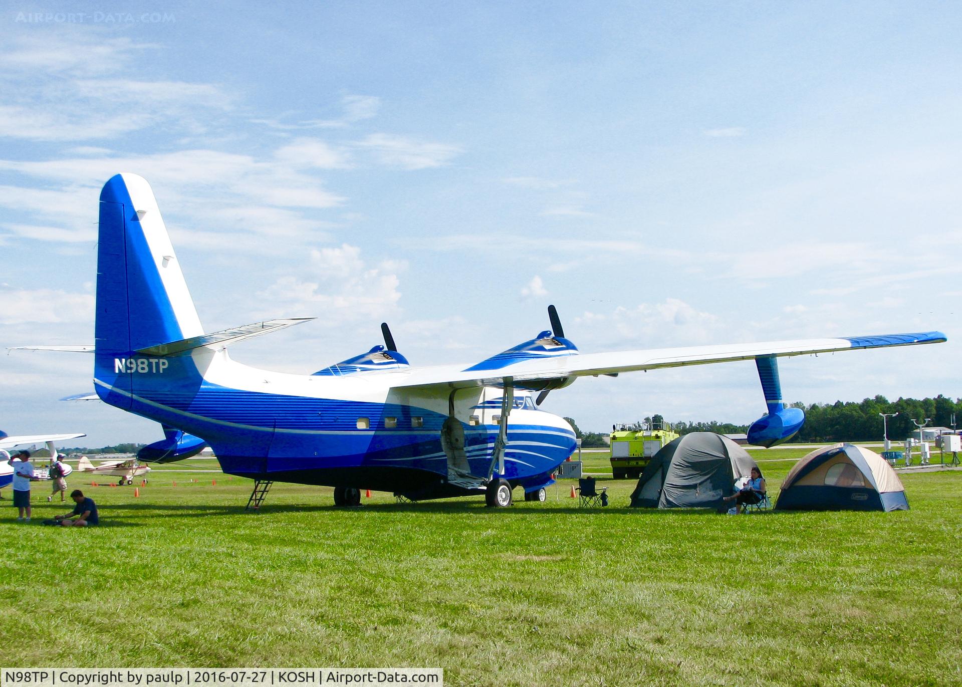 N98TP, 1951 Grumman HU-16B Albatross C/N G-243, AirVenture 2016.