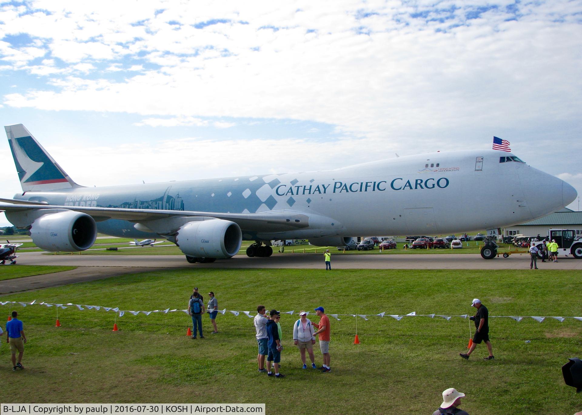 B-LJA, 2011 Boeing 747-867F/SCD C/N 39238, AirVenture 2016.