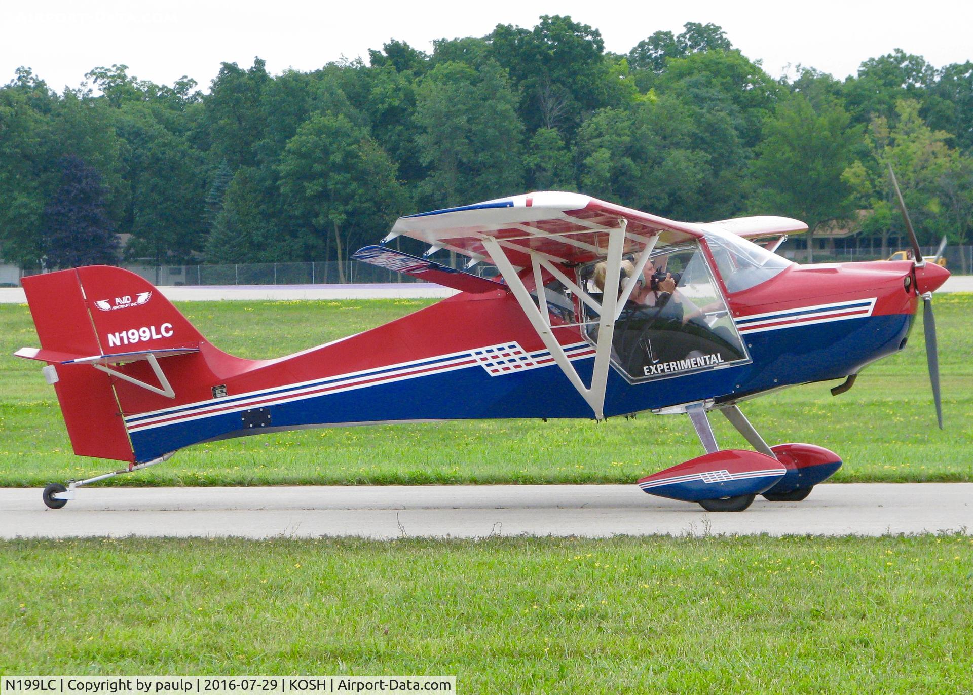N199LC, 2001 Light Aero Avid Flyer Mark IV C/N 1130D, AirVenture 2016.