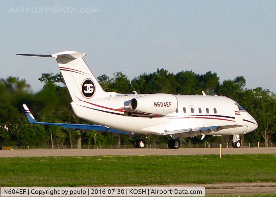N604EF, 1982 Canadair Challenger 600 (CL-600-1A11) C/N 1068, AirVenture 2016.