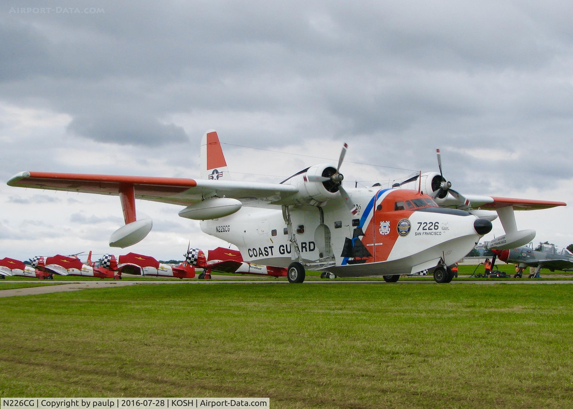 N226CG, 1953 Grumman UF-1G (HU-16B) Albatross C/N G-307, AirVenture 2016.