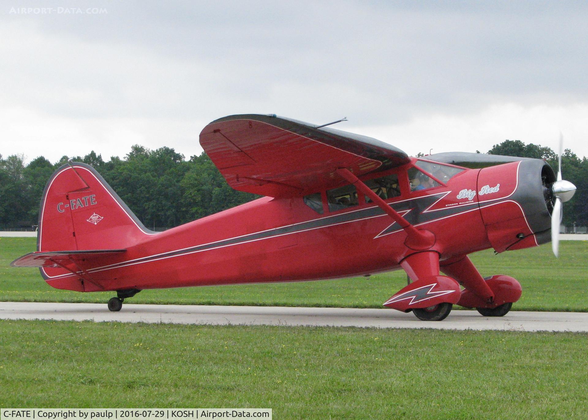 C-FATE, 1944 Stinson V77 Reliant C/N 77-291, AirVenture 2016.