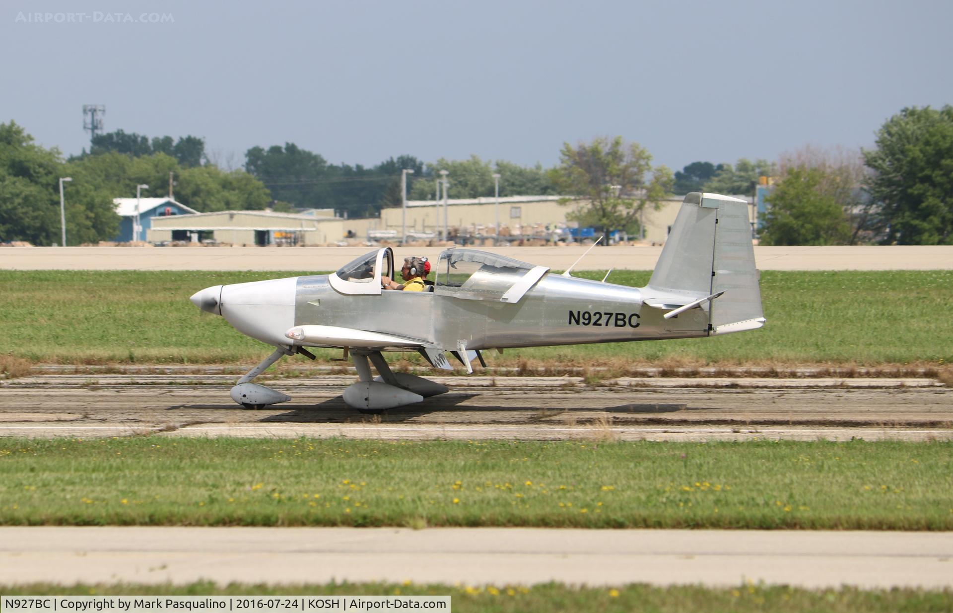 N927BC, 2015 Vans RV-7A C/N 71080, Vans RV-7A
