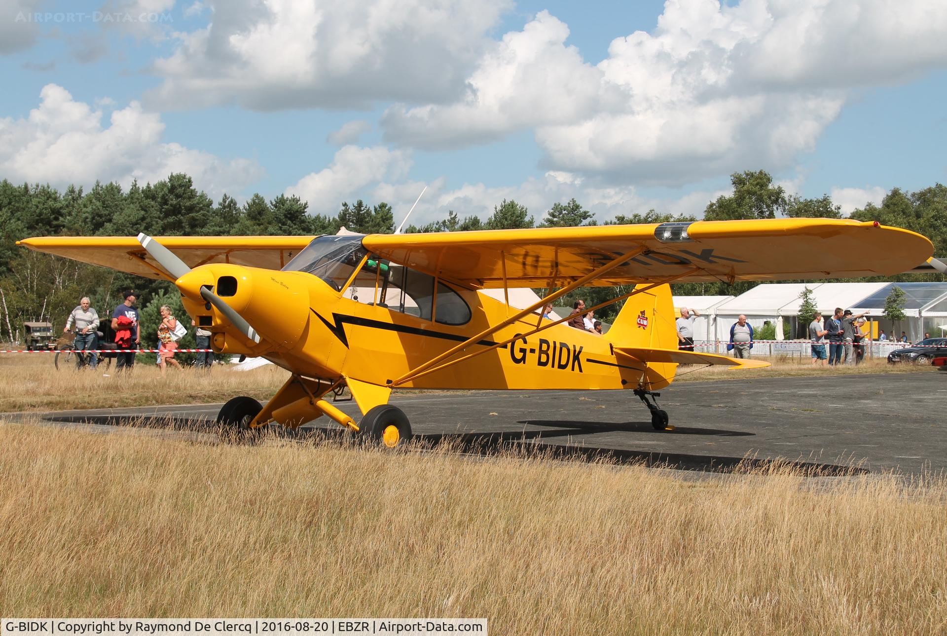 G-BIDK, 1958 Piper PA-18-150 Super Cub C/N 18-6591, Zoersel fly in.