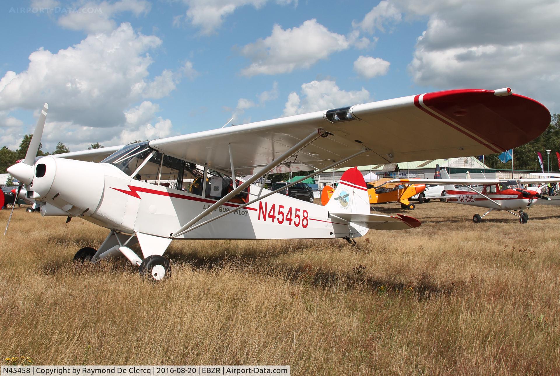 N45458, Piper PA-18-150 Super Cub C/N 18-8553, Lady Bush Pilot at the Zoersel fly in.