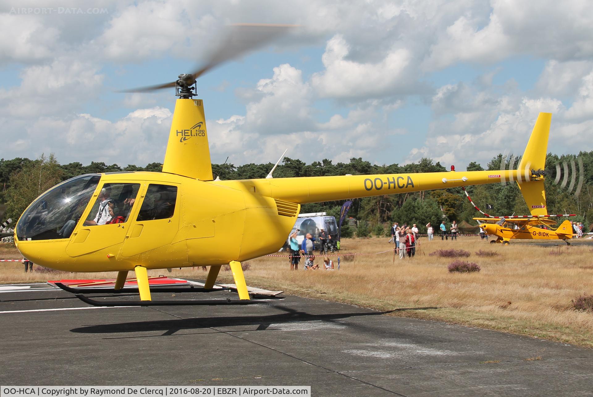 OO-HCA, 2006 Robinson R44 Raven II C/N 11133, Heli and Co. at the Zoersel fly in.