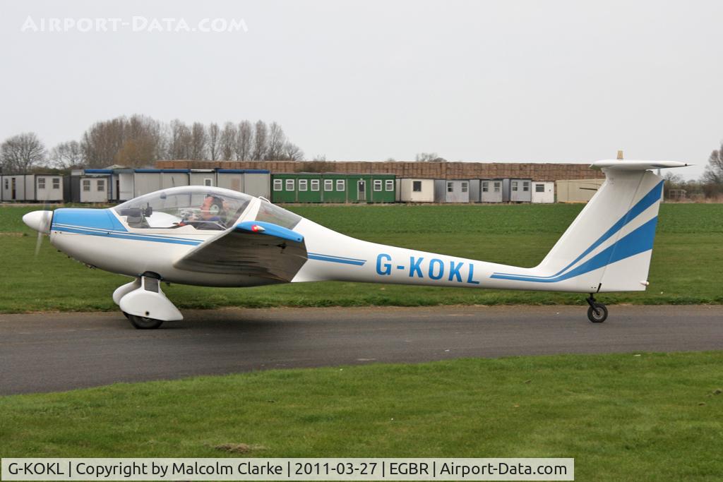 G-KOKL, 1989 Hoffmann H-36 Dimona C/N 36276, Hoffmann H-36 Dimona, Breighton Airfield, March 27th 2011.