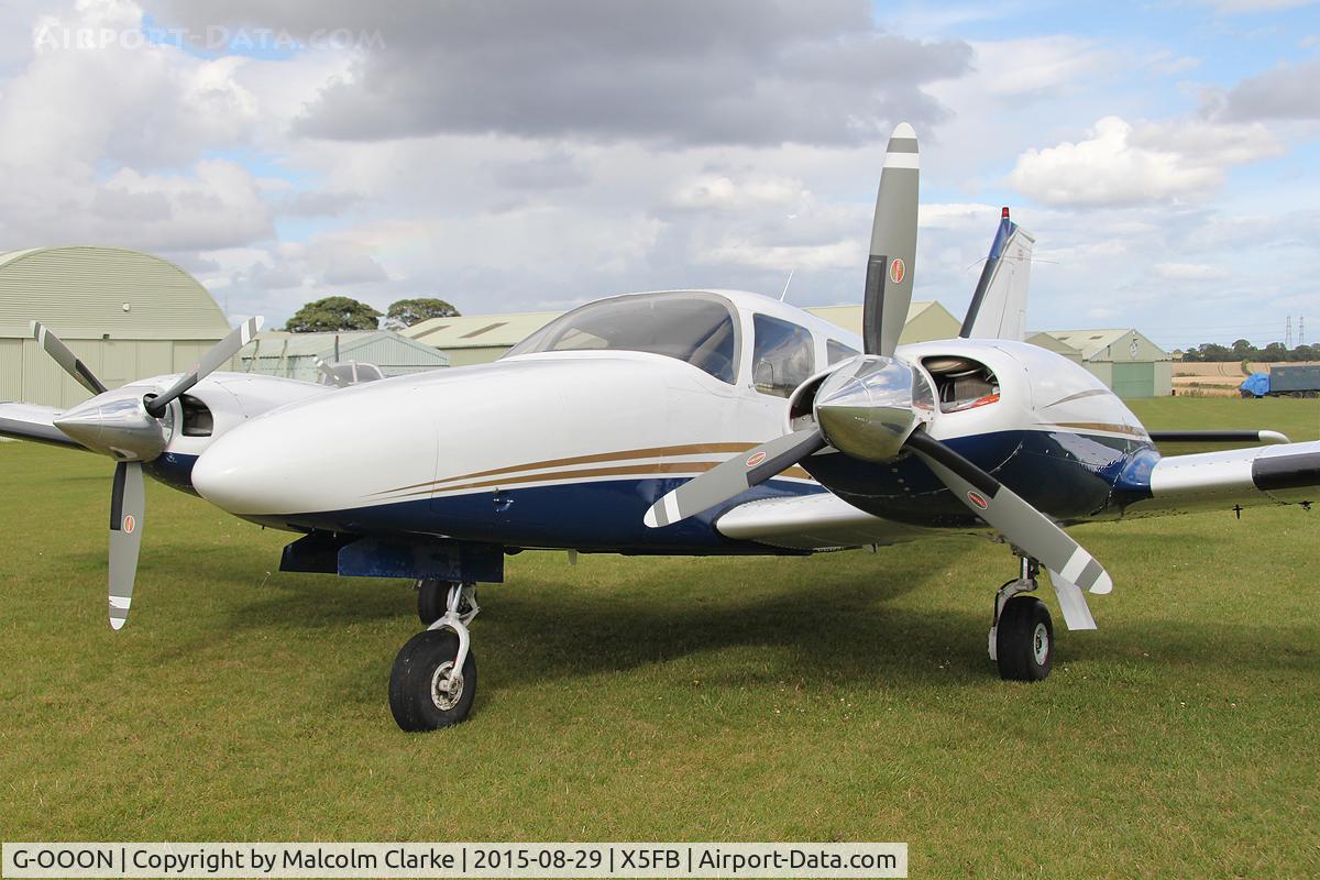 G-OOON, 1982 Piper PA-34-220T Seneca III C/N 34-8533024, Piper PA-34-220T Seneca III at Fishburn Airfield, August 29th 2015.
