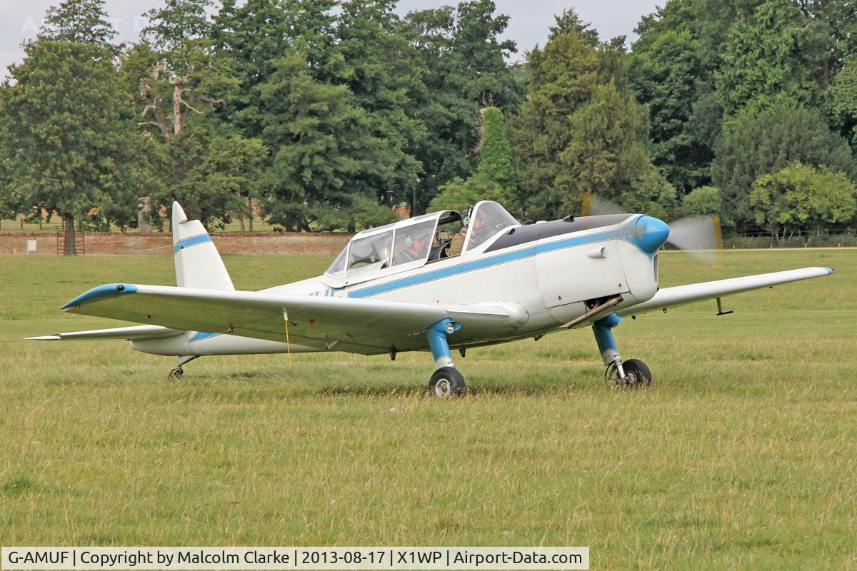 G-AMUF, 1952 De Havilland DHC-1 Chipmunk 21 C/N C1/0832, De Havilland DHC-1 Chipmunk 22 at The De Havilland Moth Club's 28th International Moth Rally at Woburn Abbey. August 13th 2013.