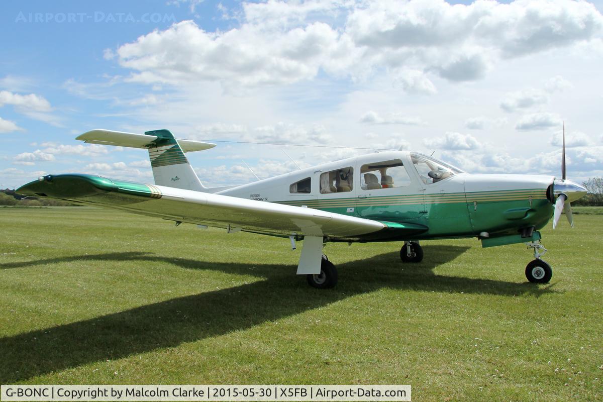 G-BONC, 1979 Piper PA-28RT-201 Arrow IV C/N 28R-7918007, Piper PA-28RT-201 Arrow IV at Fishburn Airfield, May 30th 2015.