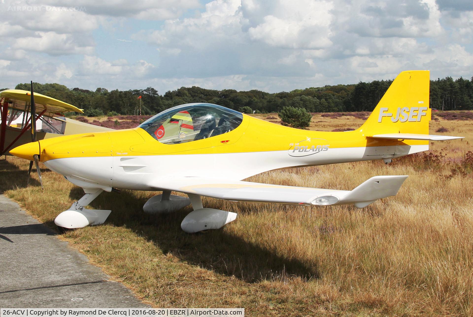 26-ACV, B & F Technik FK-14 Polaris C/N Not found 26-ACV, Zoersel fly in.