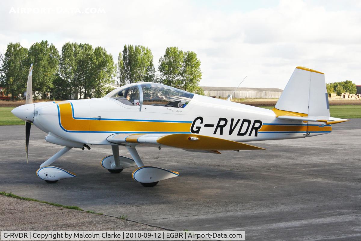 G-RVDR, 2001 Vans RV-6A C/N PFA 181A-13098, Vans RV-6A at Breighton Airfield's Helicopter Fly-In in September 12th 2010.