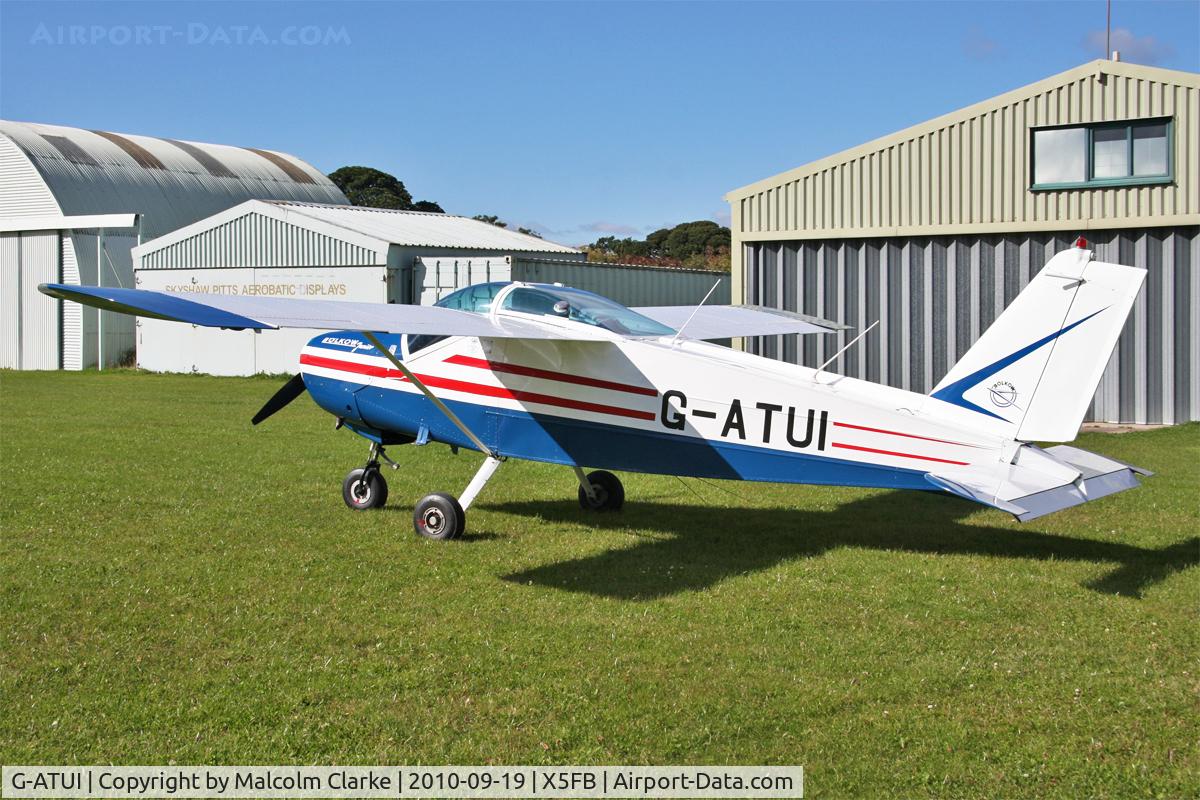G-ATUI, 1966 Bolkow Bo-208C Junior C/N 611, Bolkow Bo208C Junior at Fishburn Airfield, UK in September 2010.