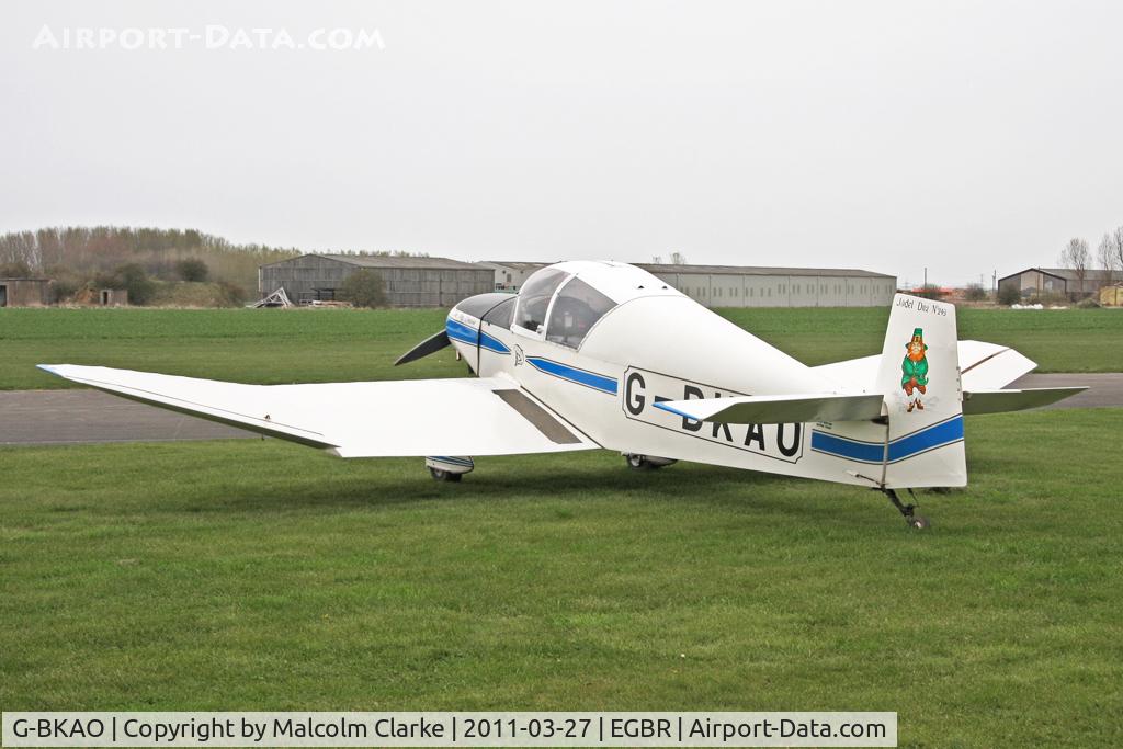G-BKAO, 1955 Jodel D-112 Club C/N 249, Jodel D-112 Club at Brighton Airfield in March 2011.