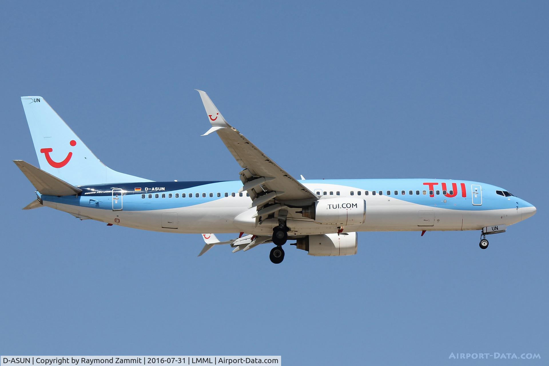 D-ASUN, 2005 Boeing 737-8BK C/N 33023, B737-800 D-ASUN Tuifly