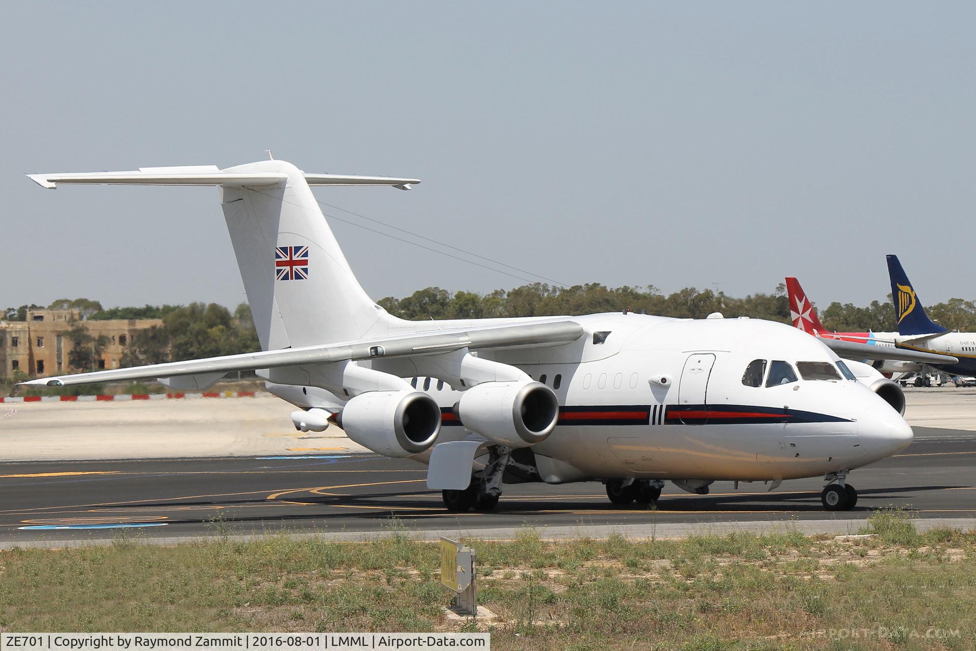 ZE701, 1985 British Aerospace BAe.146 CC.2 C/N E1029, Bae146 CC.2 ZE701 Royal Air Force