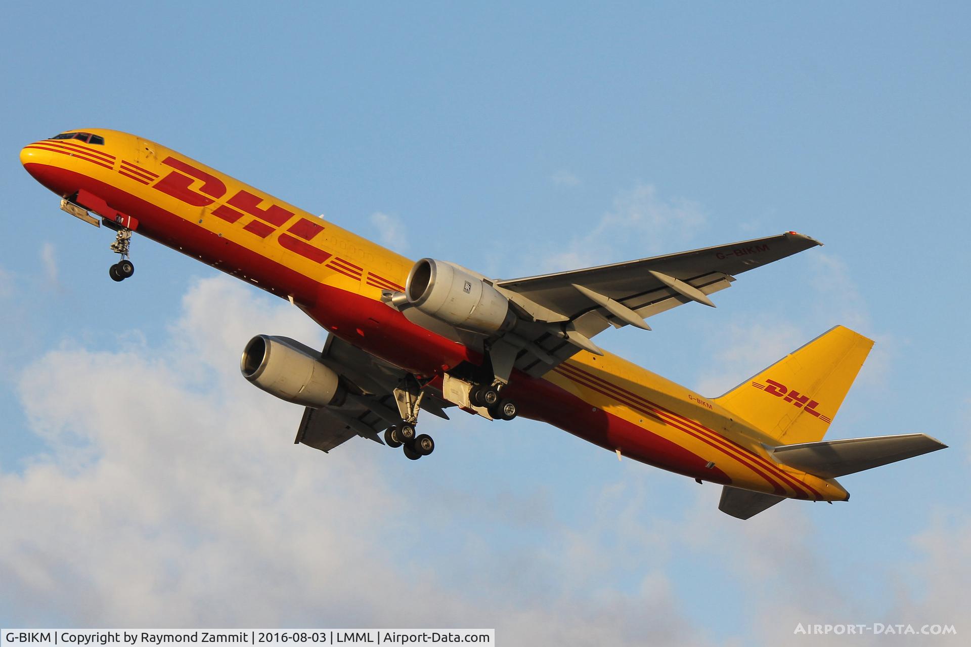 G-BIKM, 1984 Boeing 757-236/SF C/N 22184, B757 G-BIKM DHL
