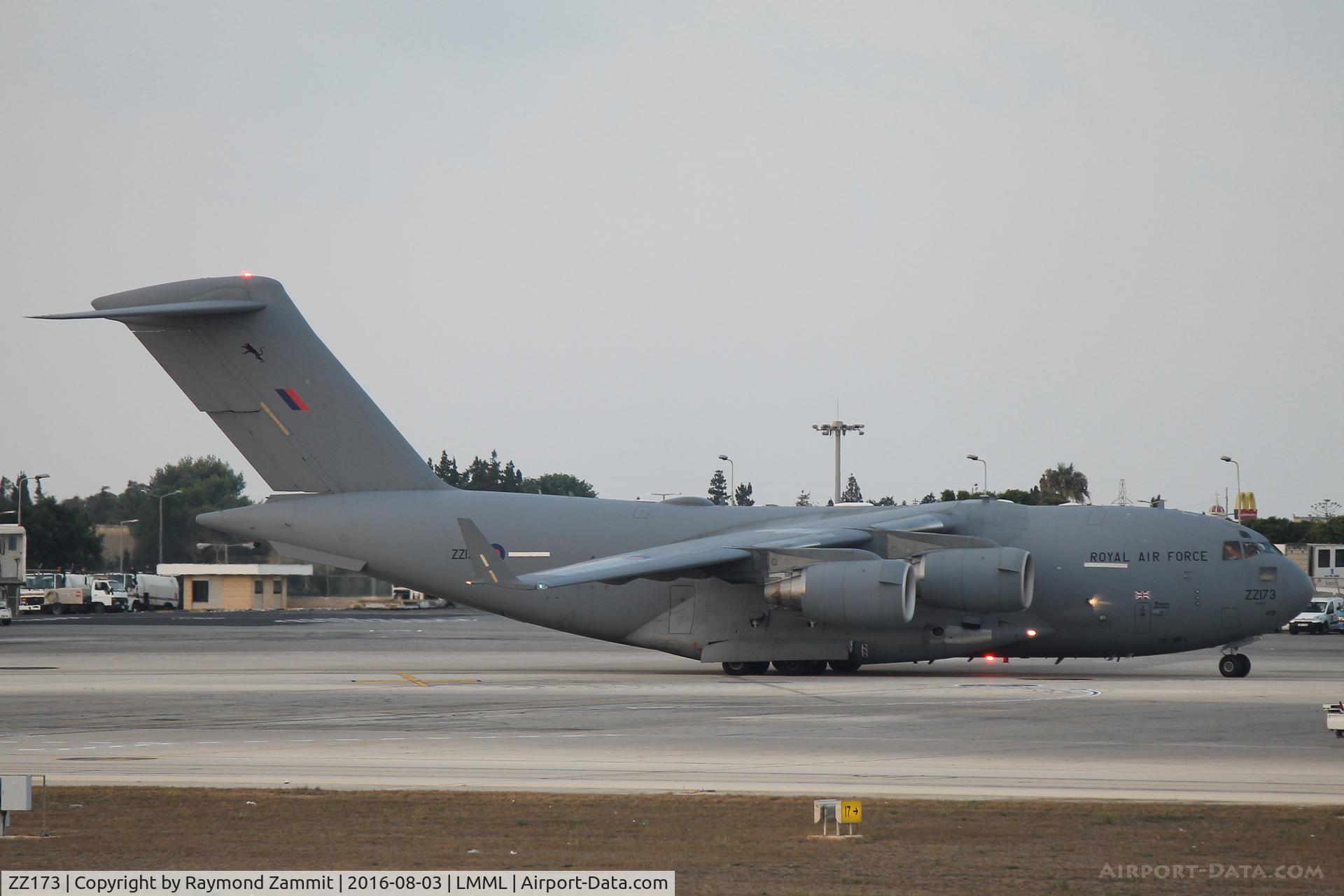 ZZ173, 2001 Boeing C-17A Globemaster III C/N F-080, Boeing C-17A Globemaster III ZZ173 Royal Air Force