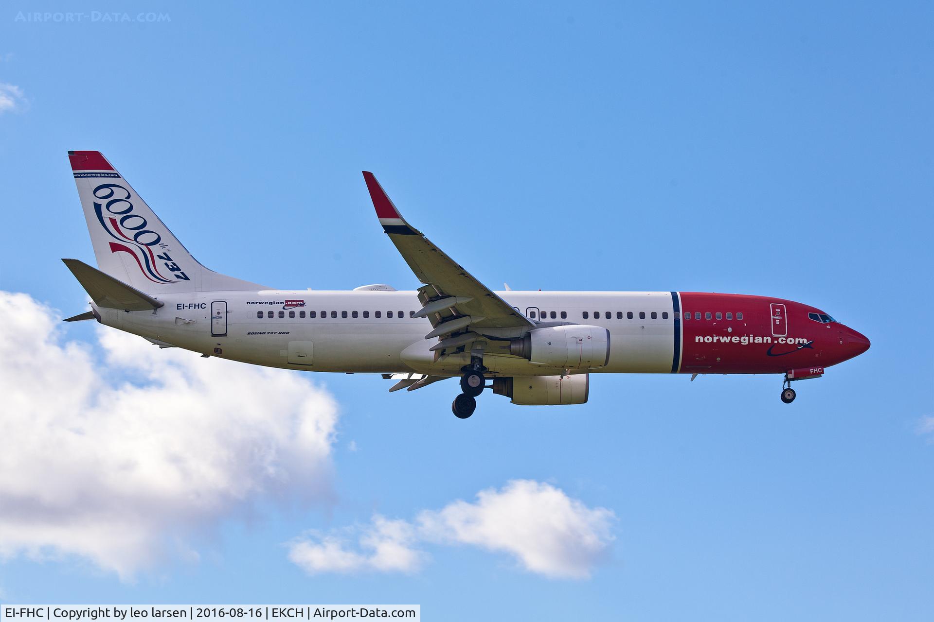 EI-FHC, 2009 Boeing 737-8Q8 C/N 37159, Copenhagen 16.8.16